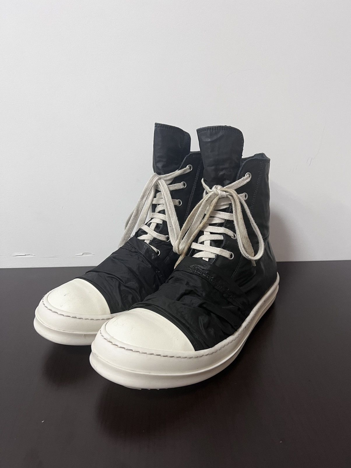 Rick Owens Rick owens drkshdw ramones high top sneakers sz43 | Grailed