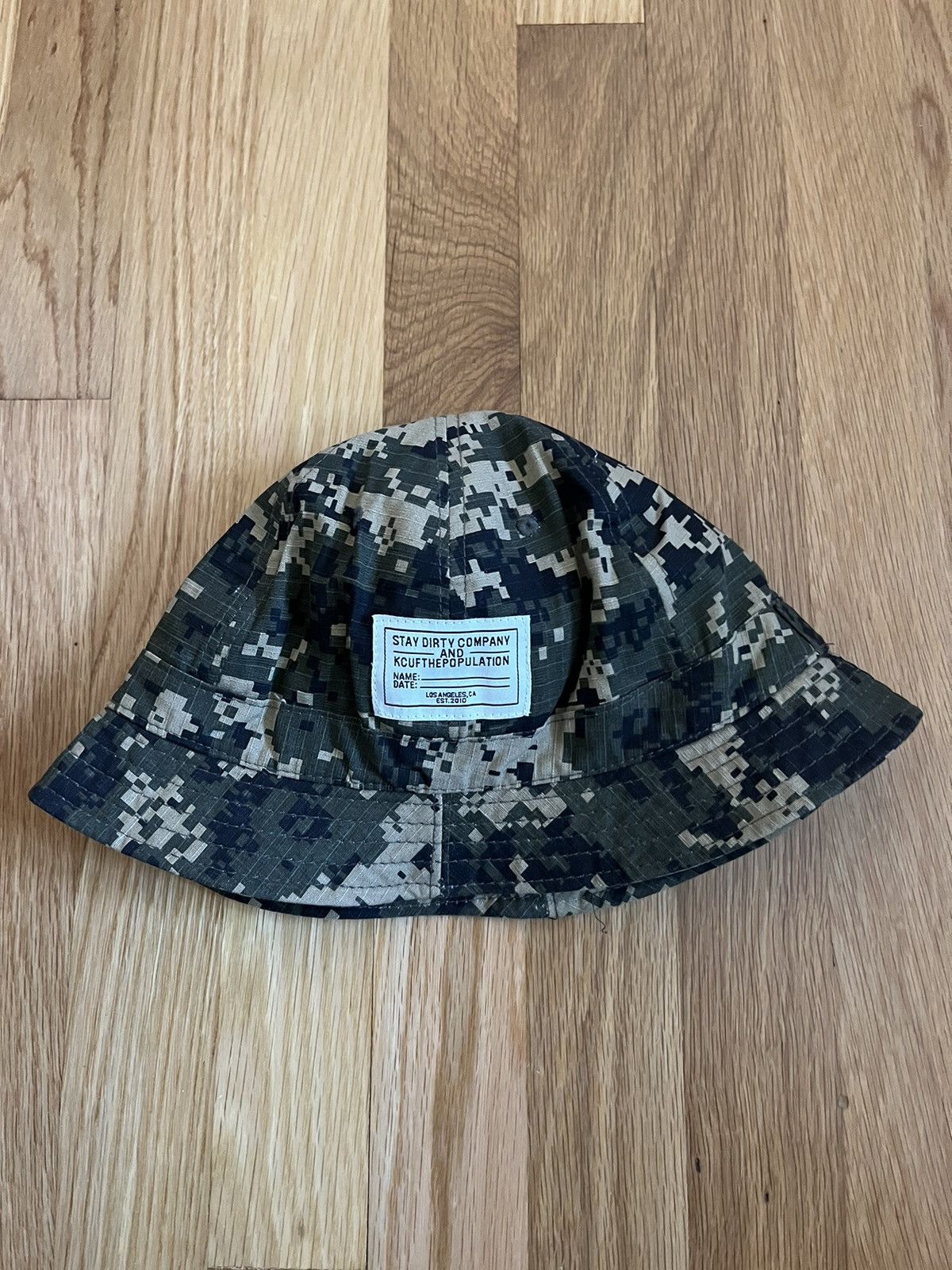 Fuck The Population × Stay Dirty Clothing × Vintage FTP x Stay Dirty Bell Hat Camo Size ONE SIZE - 1 Thumbnail