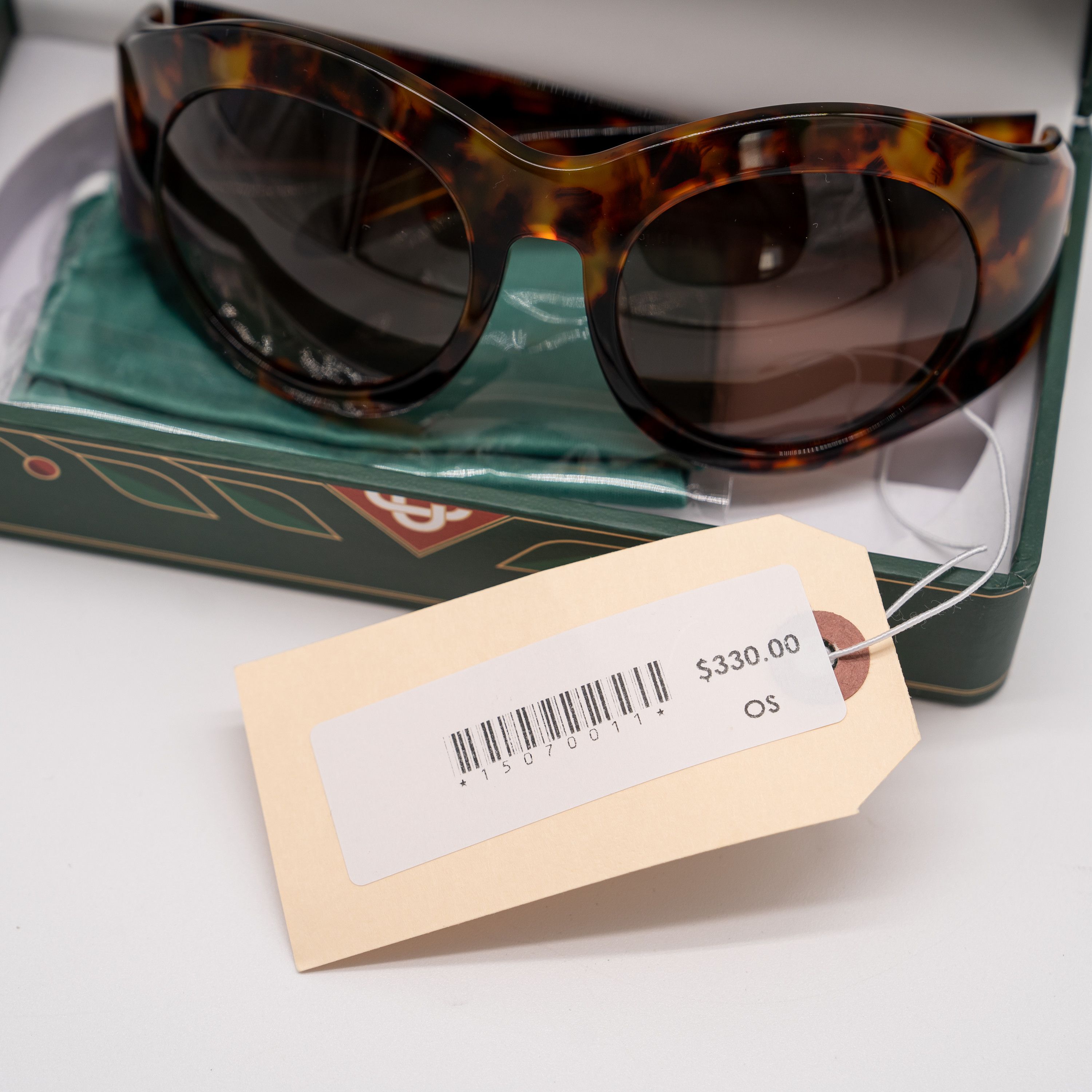 Casablanca CASABLANCA Round Goggle Acetate Sunglasses Tortoise Size ONE SIZE - 11 Thumbnail