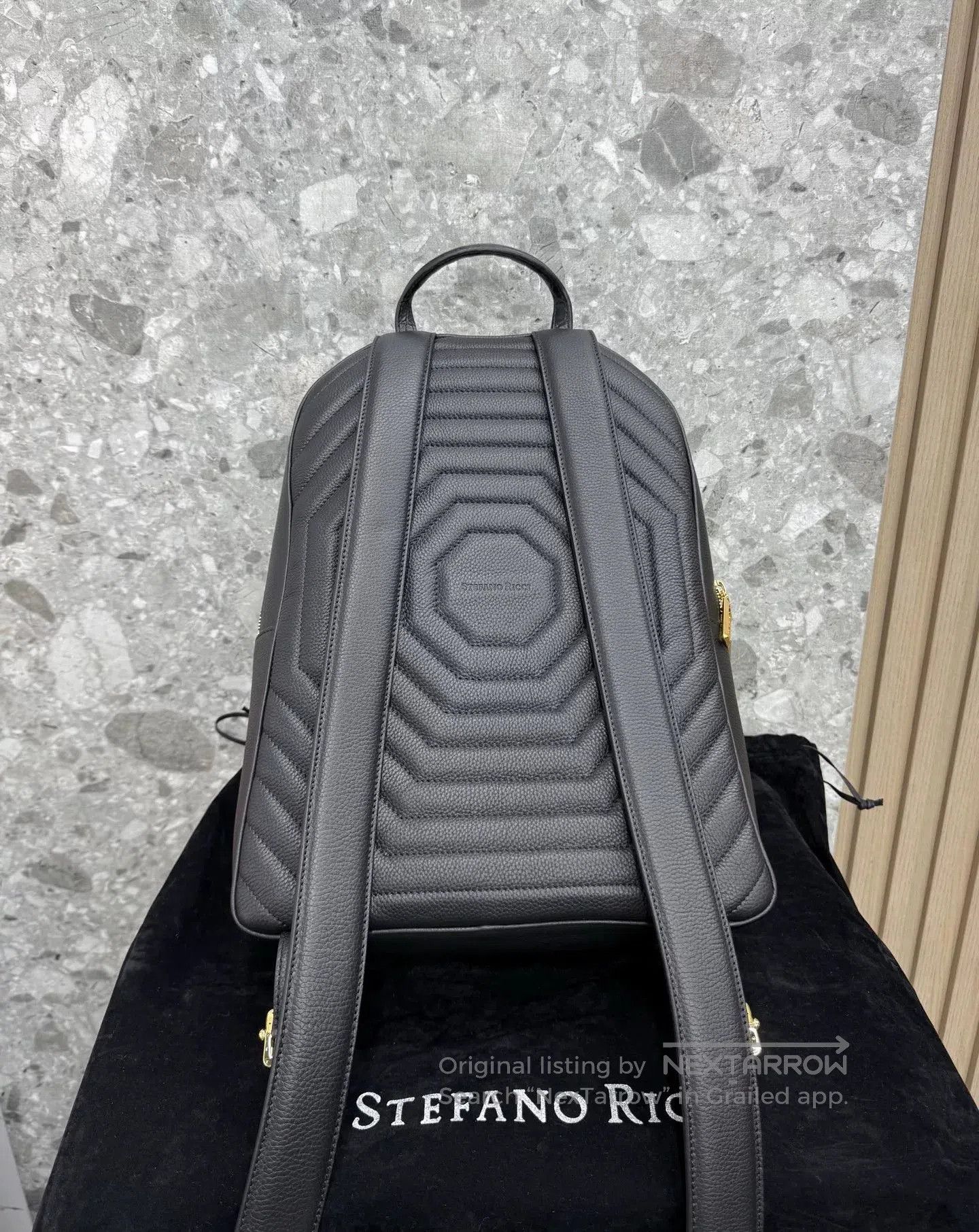 Stefano Ricci Stefano Ricci 25SS Crocodile Patchwork Backpack. Size ONE SIZE - 6 Thumbnail