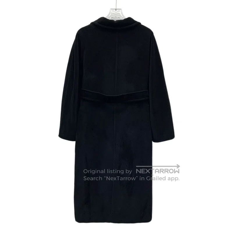 Max Mara Max Mara Black Woolen Collar Double Breasted Long Sleeve B Size XXS / US 00 / IT 34 - 2 Thumbnail