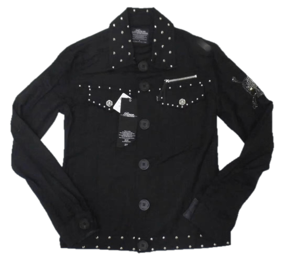 Roen Roen Mainline Premium Crystal Linen Rock Jacket K11 Size US M / EU 48-50 / 2 - 1 Thumbnail