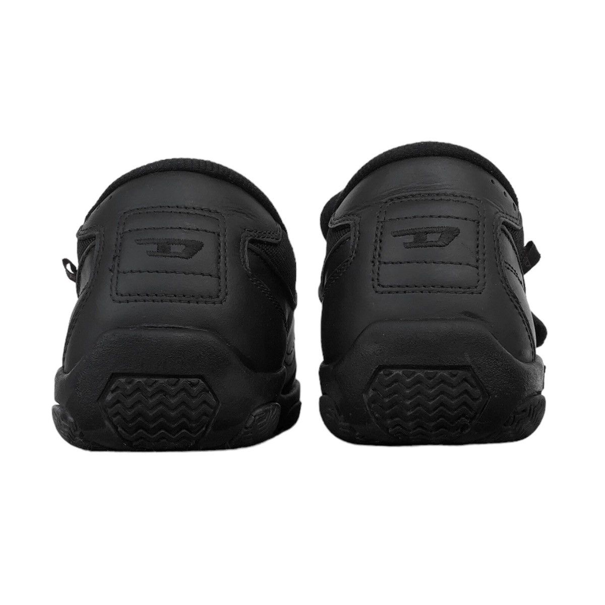 Diesel 🧿Y2K enduro leather velcro low top sneakers black Size US 10 / EU 43 - 3 Thumbnail