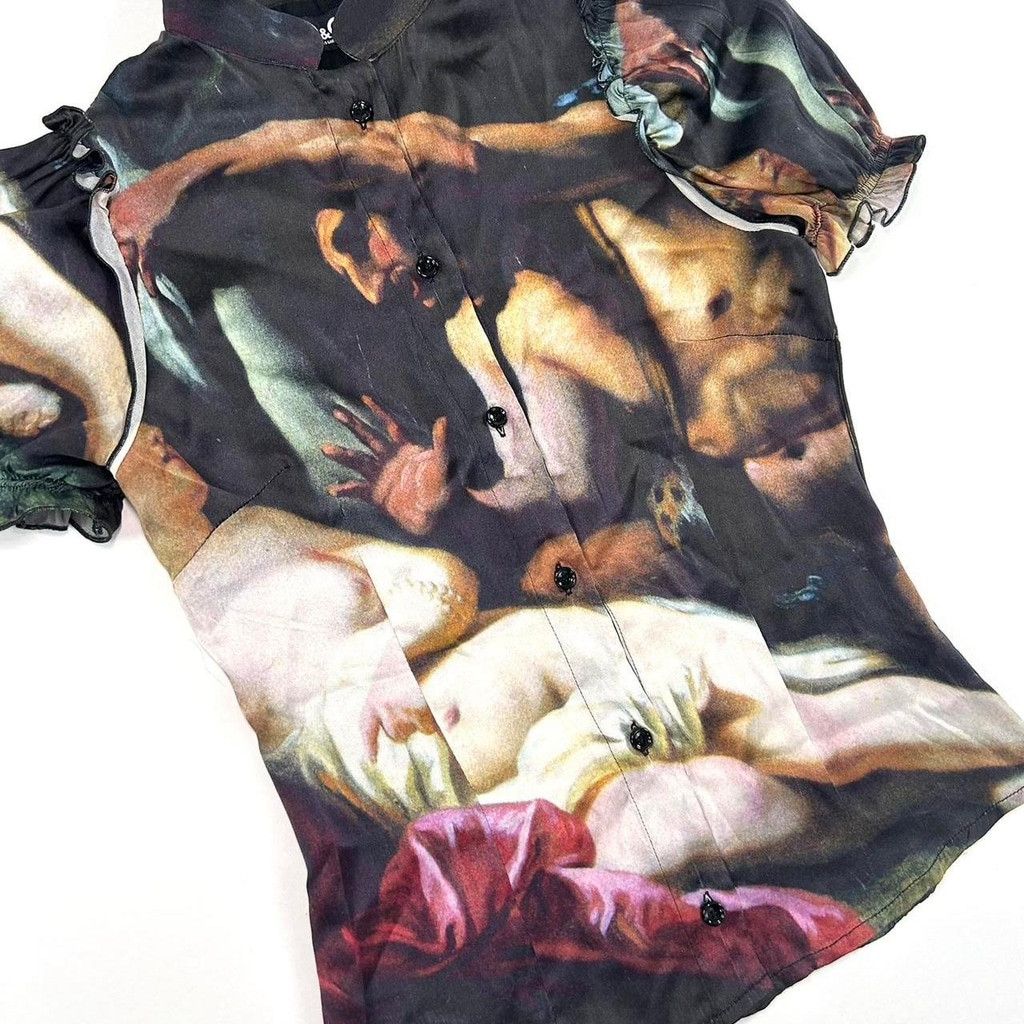Dolce & Gabbana D&G (F/W) 2003 archival renaissance print short sleeve Size S / US 4 / IT 40 - 8 Thumbnail