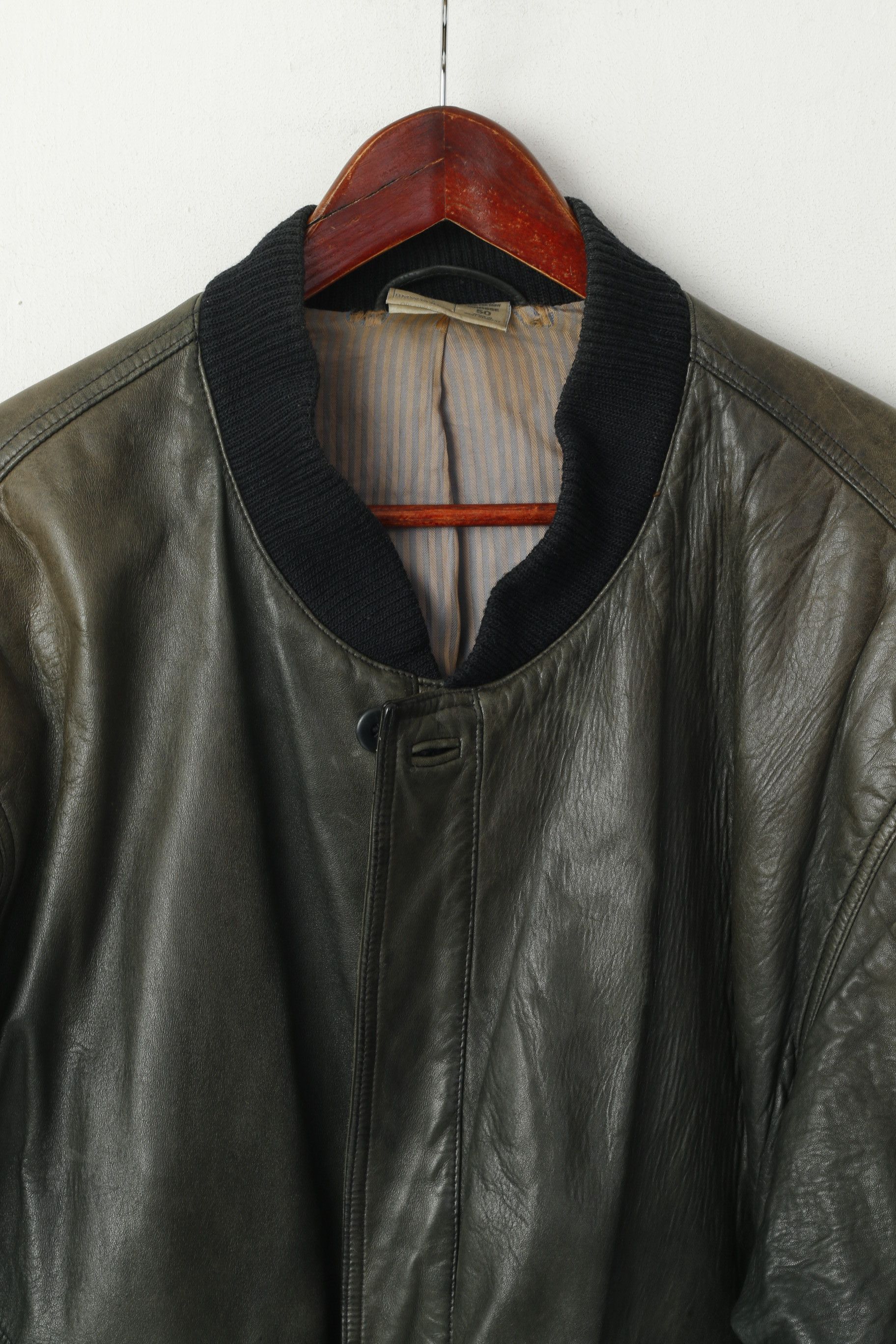 BMW BMW Men 50 M Bomber Jacket Leather Biker M Style V2602 Size US M / EU 48-50 / 2 - 3 Thumbnail