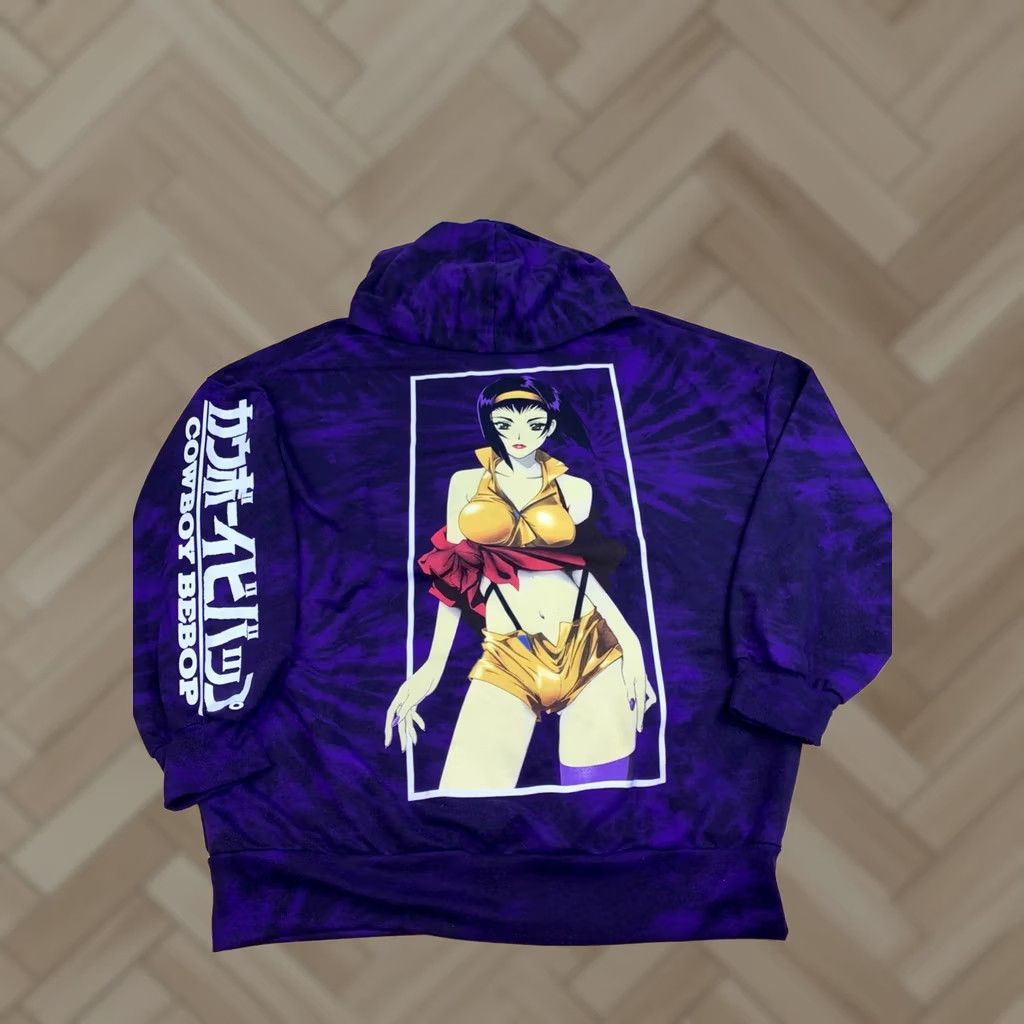 Valentino Cowboy Depop Hoodie Men L Purple Tie Dye Lightweight Fleece 12997 Size US L / EU 52-54 / 3 - 1 Thumbnail