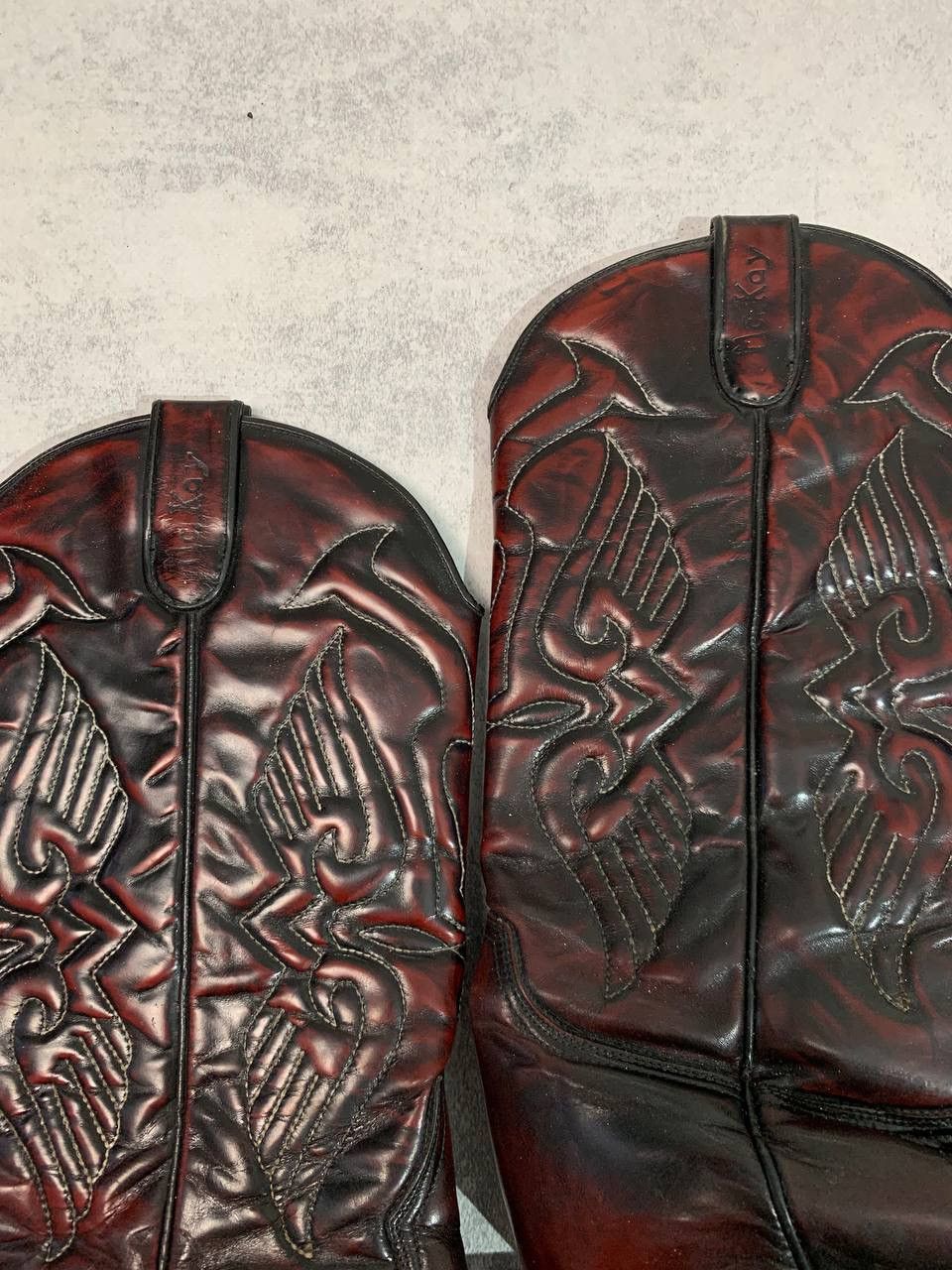 Vintage Mc.Kay rare vintage cossack cowboy western man high boots Size US 10 / EU 43 - 11 Thumbnail