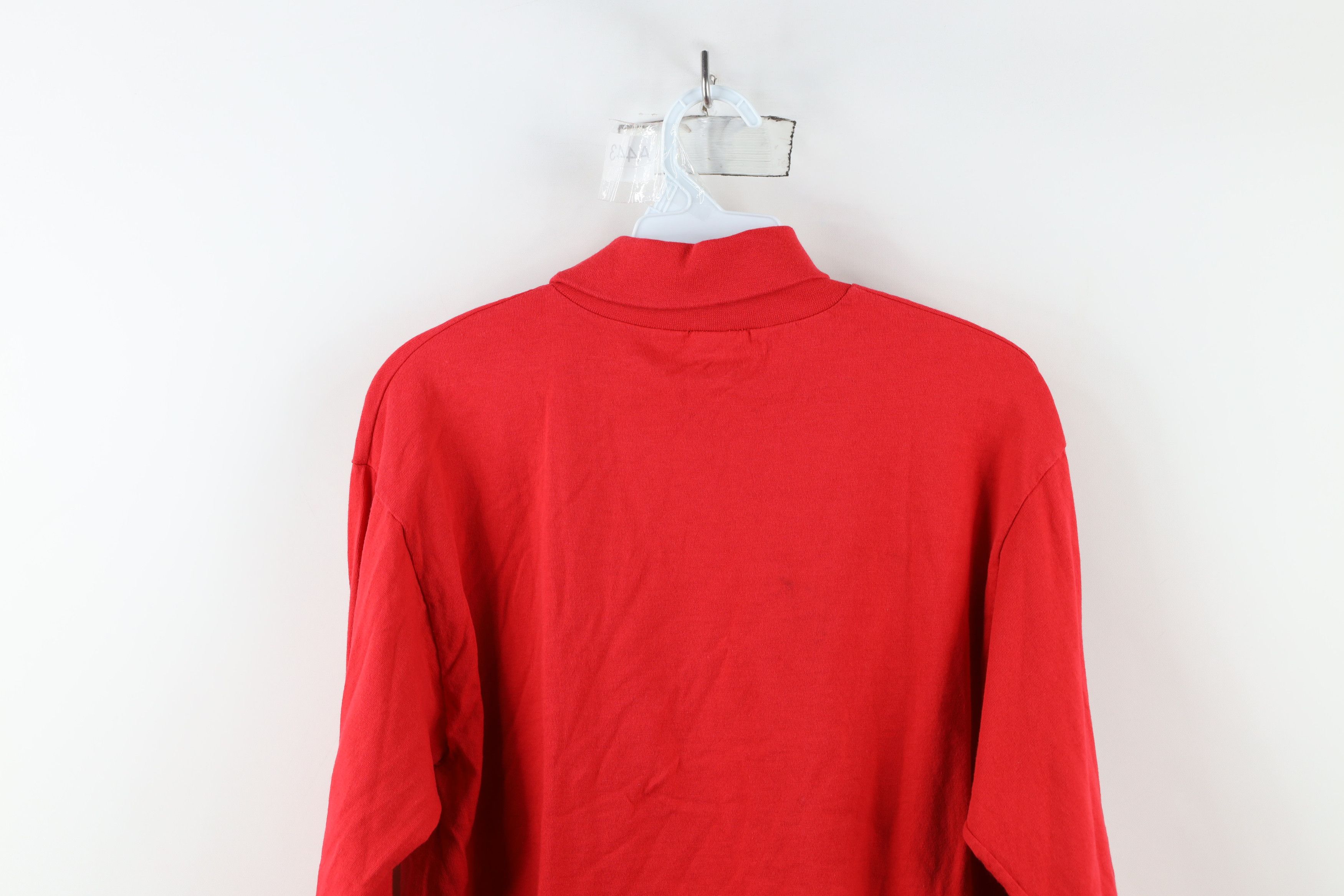 Vintage Vintage 90s Detroit Red Wings Hockey Turtleneck T-Shirt Size S / US 4 / IT 40 - 13 Thumbnail