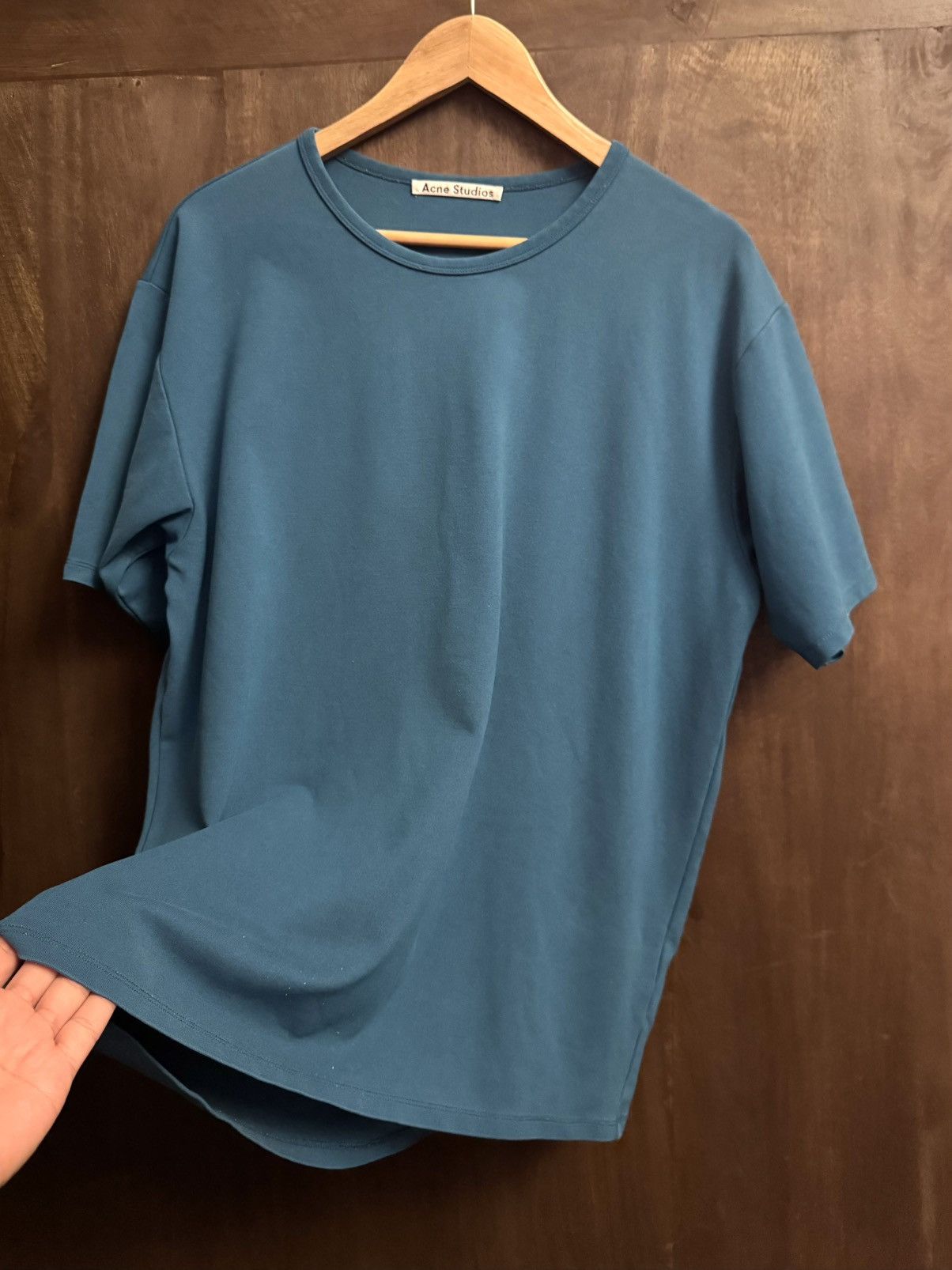 Acne Studios acne studios blue heavy jersey tshirt M Size US M / EU 48-50 / 2 - 6 Thumbnail