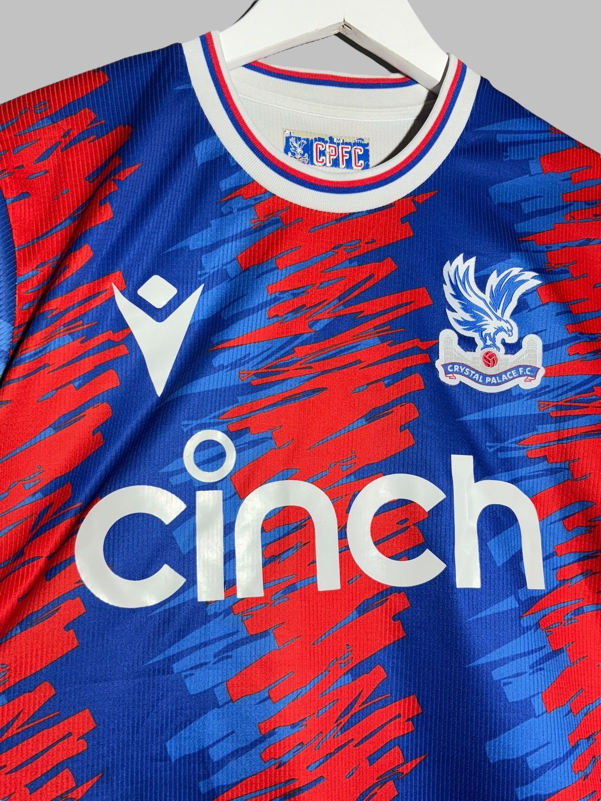 Other Macron Crystal Palace FC 2022/23 Home Soccer Jersey Size US M / EU 48-50 / 2 - 3 Thumbnail