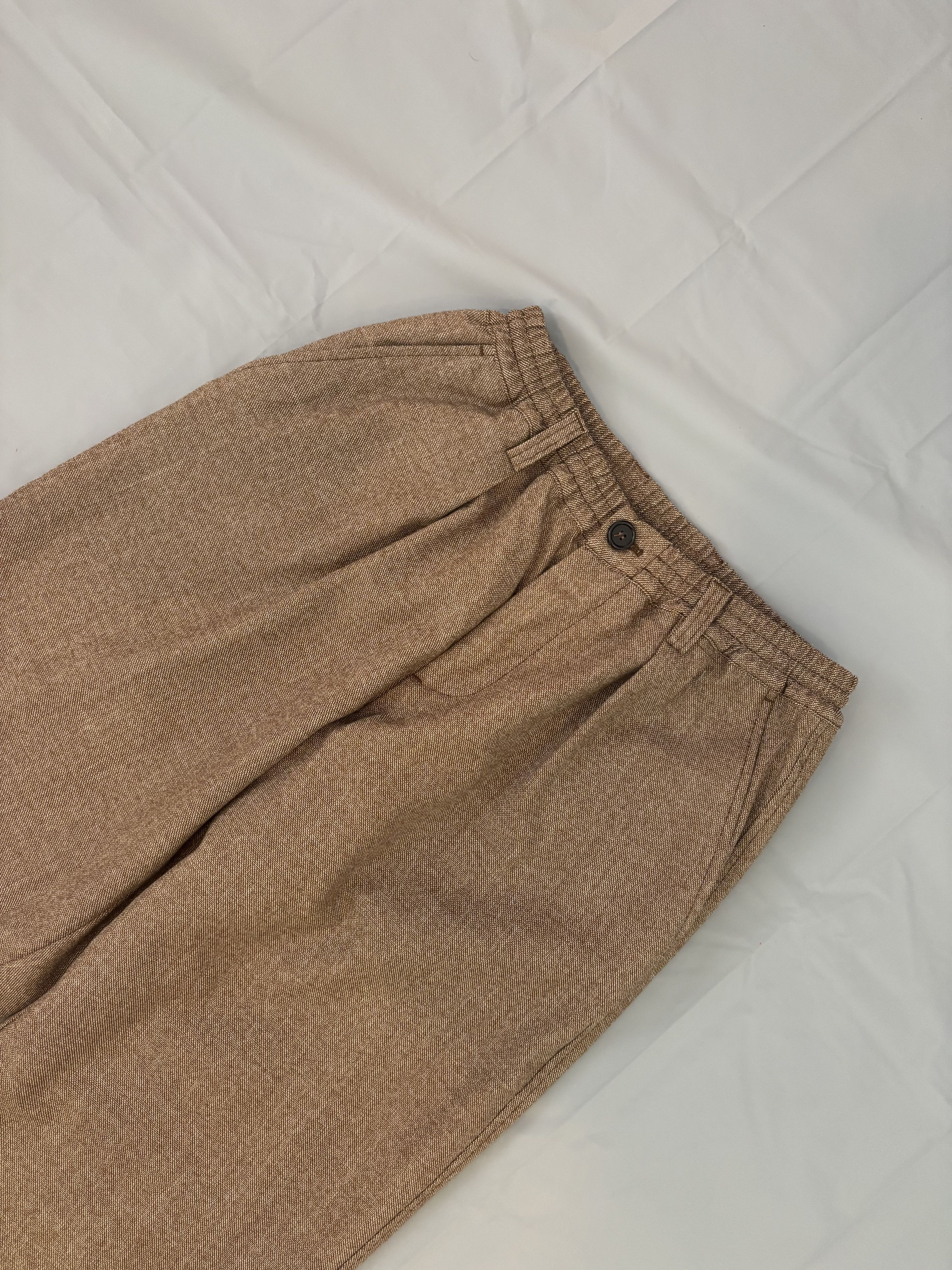 Marni Pantalon élastiqué Marni marron chiné en tbe Size US 32 / EU 48 - 4 Thumbnail