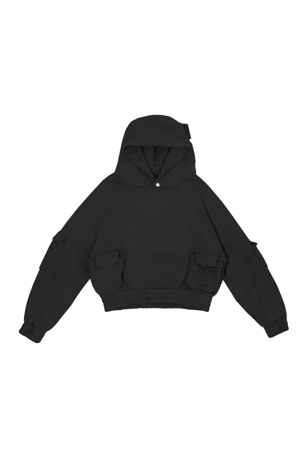 Kody Phillips Pullover Cargo Hoodie - Black Size US M / EU 48-50 / 2 - 1 Thumbnail
