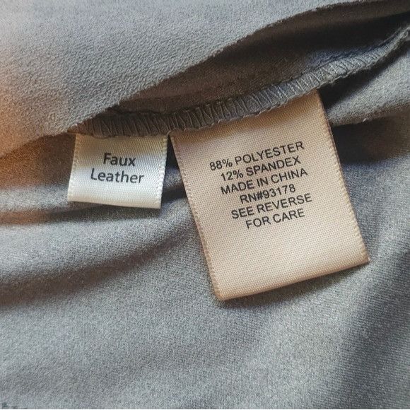 Other PHILOSOPHY Gray Faux Leather Suede Open Front Blazer Jacket Size M / US 6-8 / IT 42-44 - 4 Thumbnail