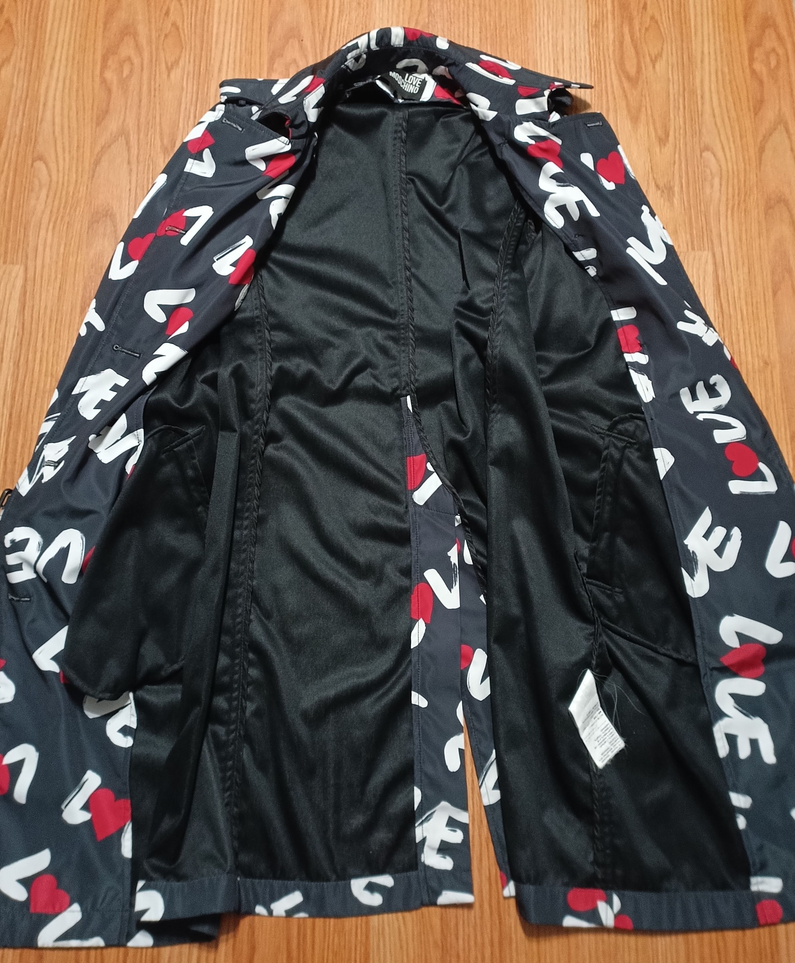 Love Moschino × Moschino Love Moschino Women Trench Coat Love Logo Size IT42 US6 Size M / US 6-8 / IT 42-44 - 8 Thumbnail
