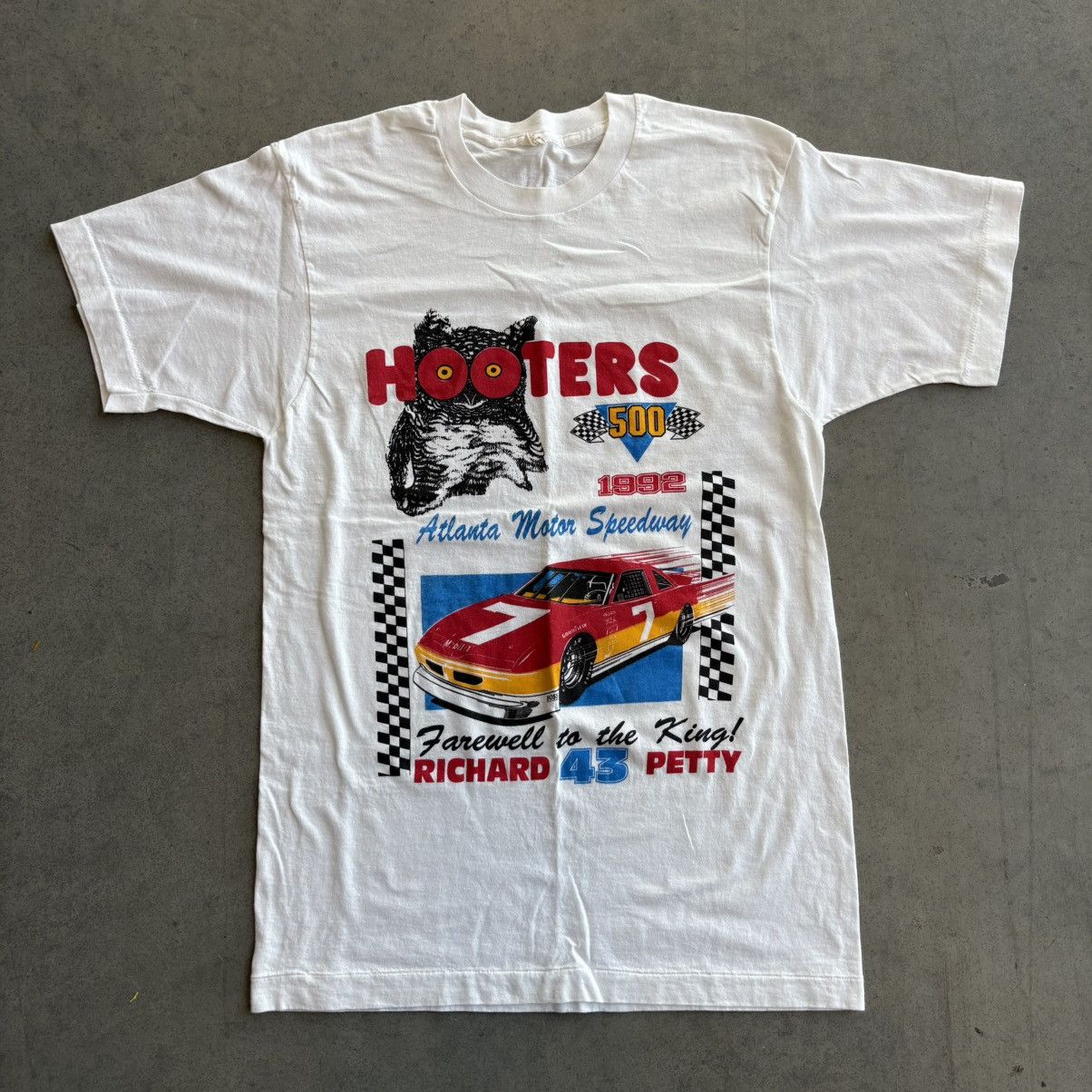 Fruit Of The Loom × NASCAR × Vintage Crazy Vintage Hooters Racing Shirt 1992 70's FOTL Blank Size US L / EU 52-54 / 3 - 7 Thumbnail