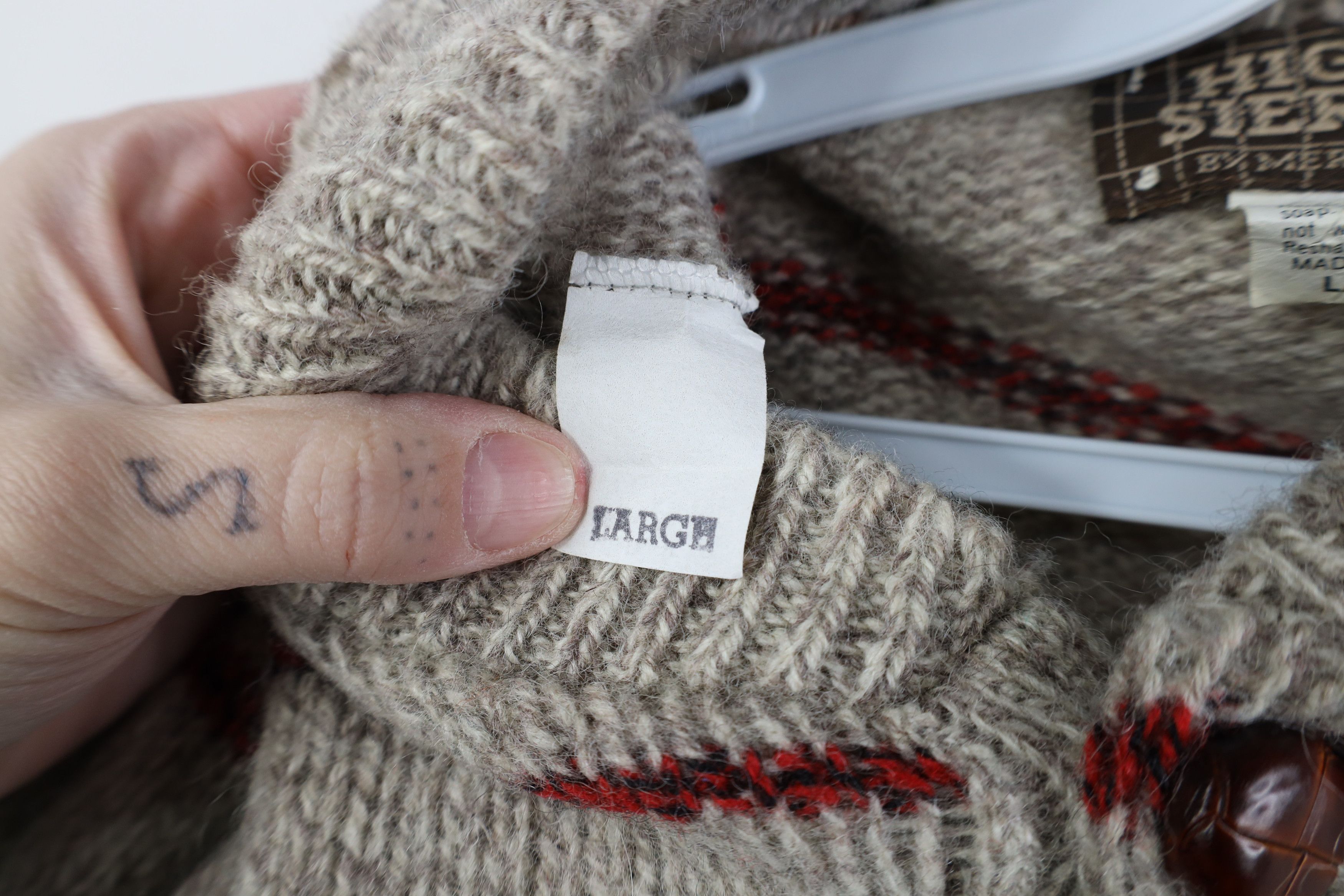 Vintage Vintage 70s Streetwear Blend Knit Striped Henley Sweater USA Size L / US 10 / IT 46 - 6 Thumbnail