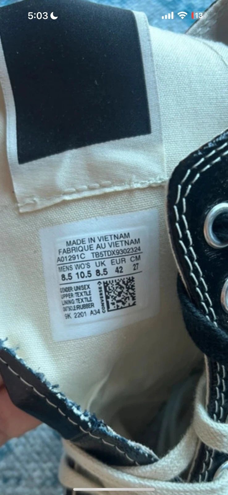 Converse × Rick Owens Drkshdw Rick Owens converse Size US 9.5 / EU 42-43 - 7 Thumbnail