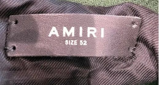 Amiri Amiri "Bone" Green Varsity Jacket Size US M / EU 48-50 / 2 - 4 Thumbnail
