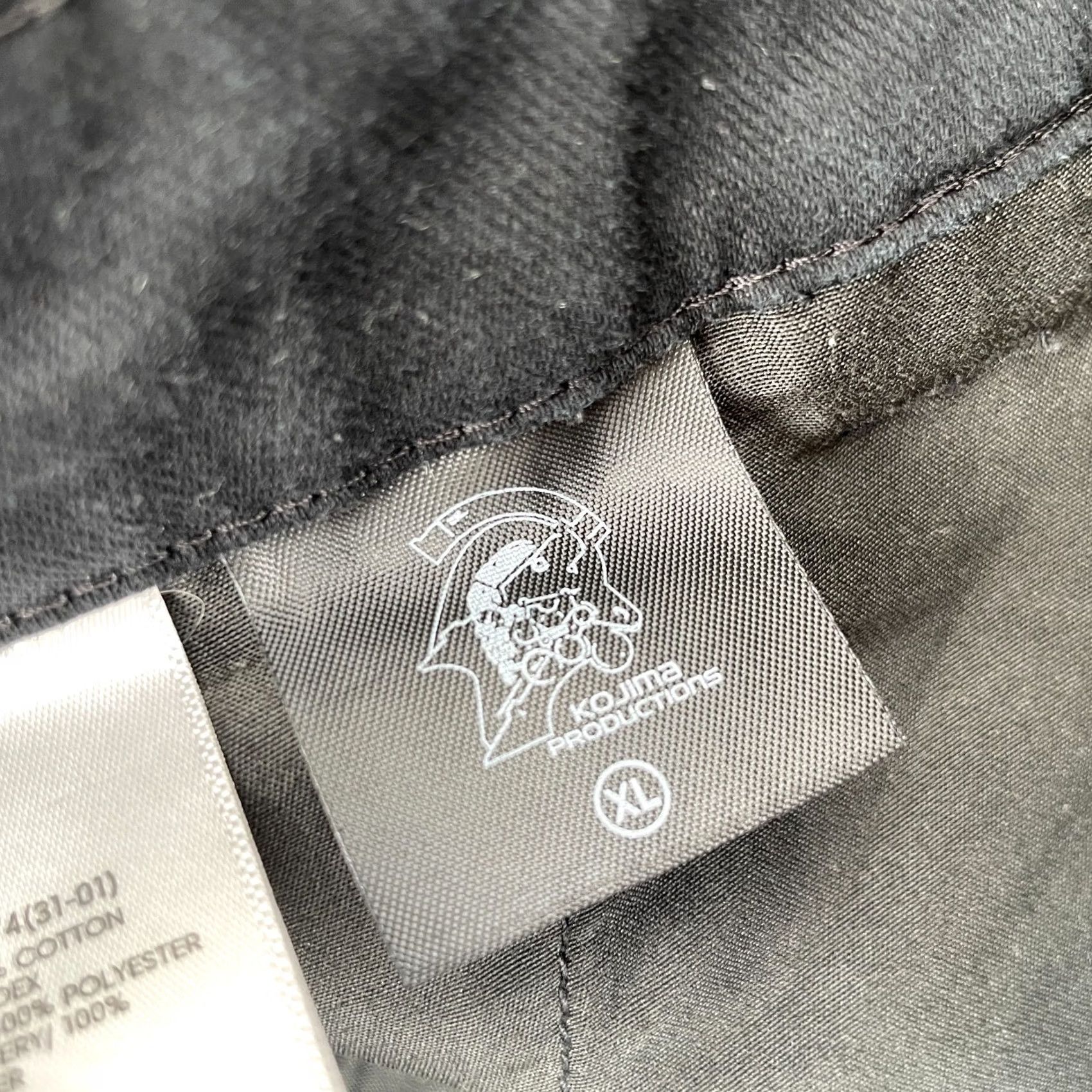Vintage KOJIMA Pants Mens XL Black Cotton Stretch Ankle Zip GU Casual Workwear 36 in Waist Size US 36 / EU 52 - 5 Thumbnail