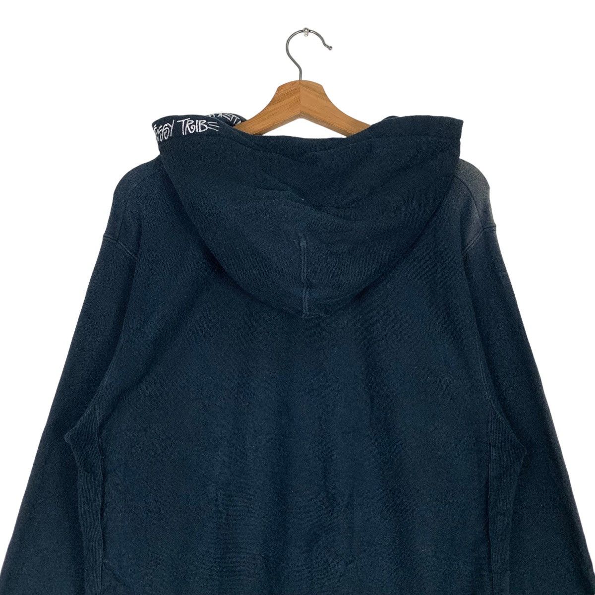 Stussy Trashed STUSSY Big Logo Sun Faded / Burn Hoodies #0823-C37 Size US M / EU 48-50 / 2 - 9 Thumbnail