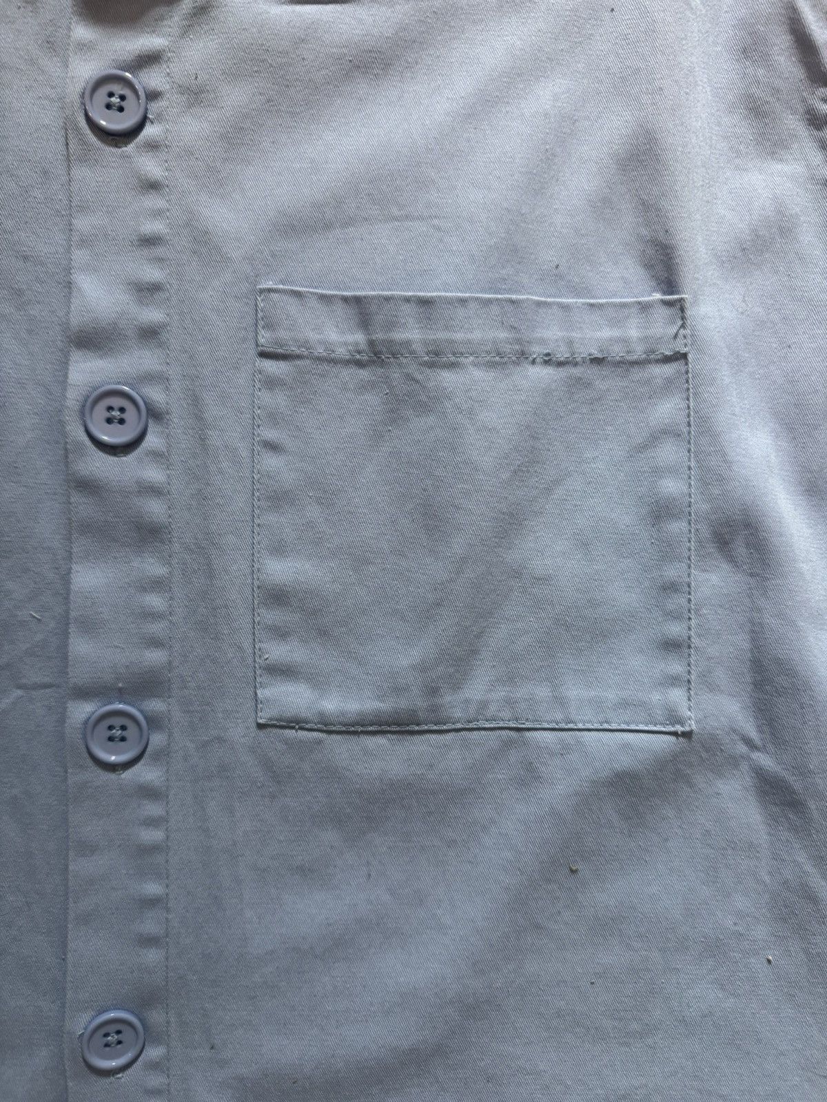 Other Custom Workwear Camp Blue Short Sleeve Button-Up Size Size US L / EU 52-54 / 3 - 4 Thumbnail