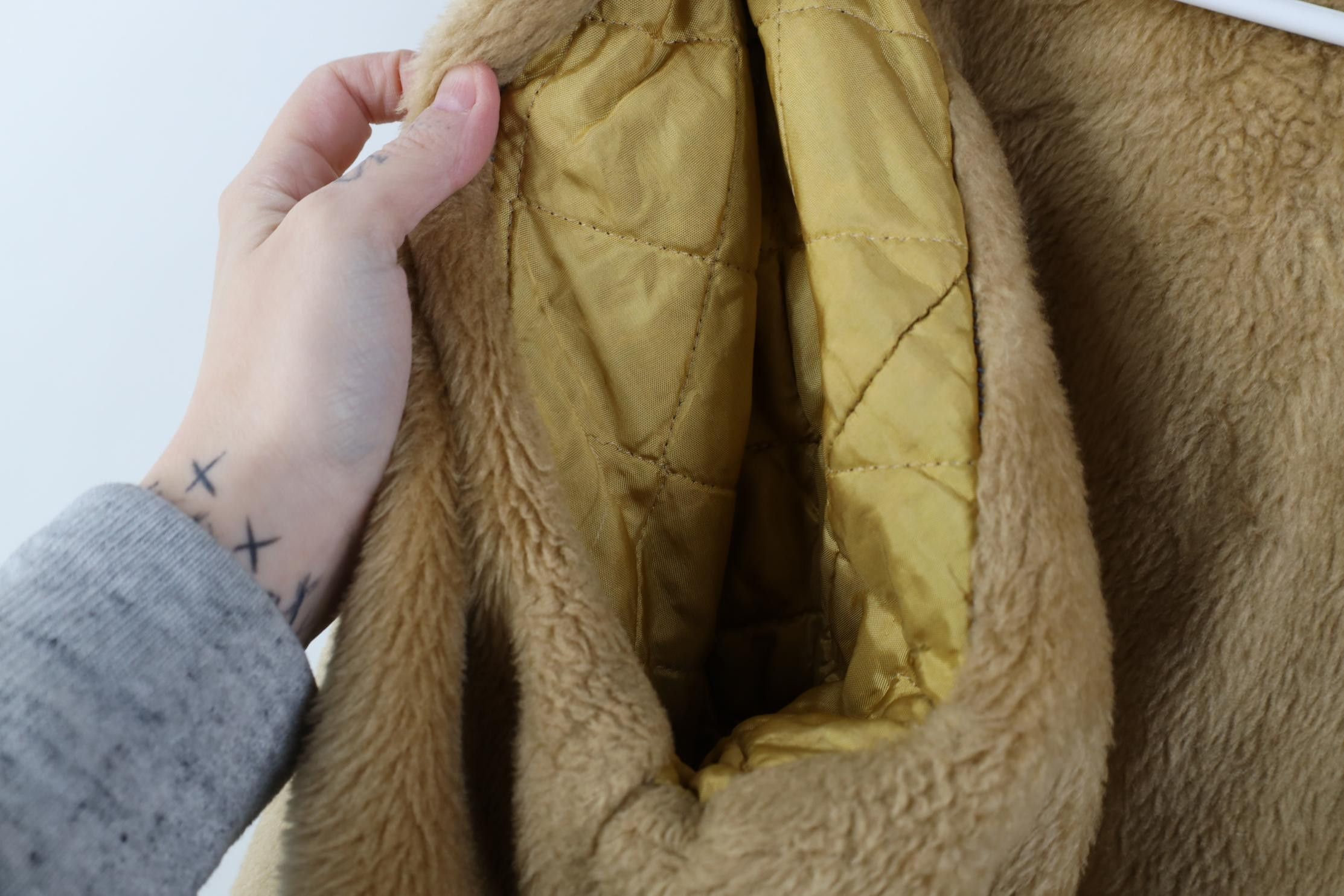 Vintage Vintage 70s Streetwear Fleece Lined Bomber Jacket Beige USA Size US XXL / EU 58 / 5 - 15 Thumbnail
