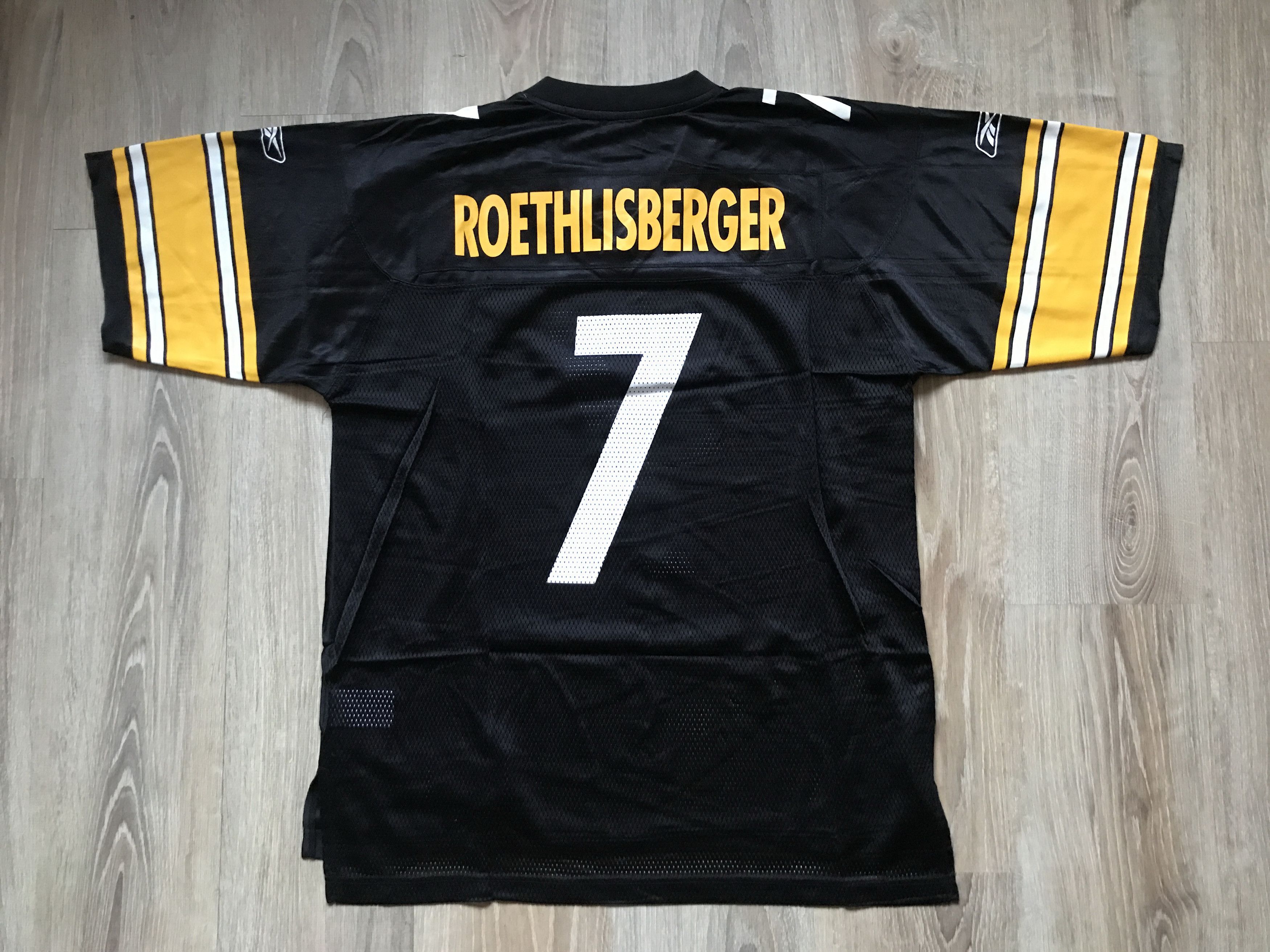 NFL × Reebok × Vintage Reebok NFL Pittsburgh Steelers Ben Roethlisberger #7 Jersey Size US L / EU 52-54 / 3 - 3 Thumbnail