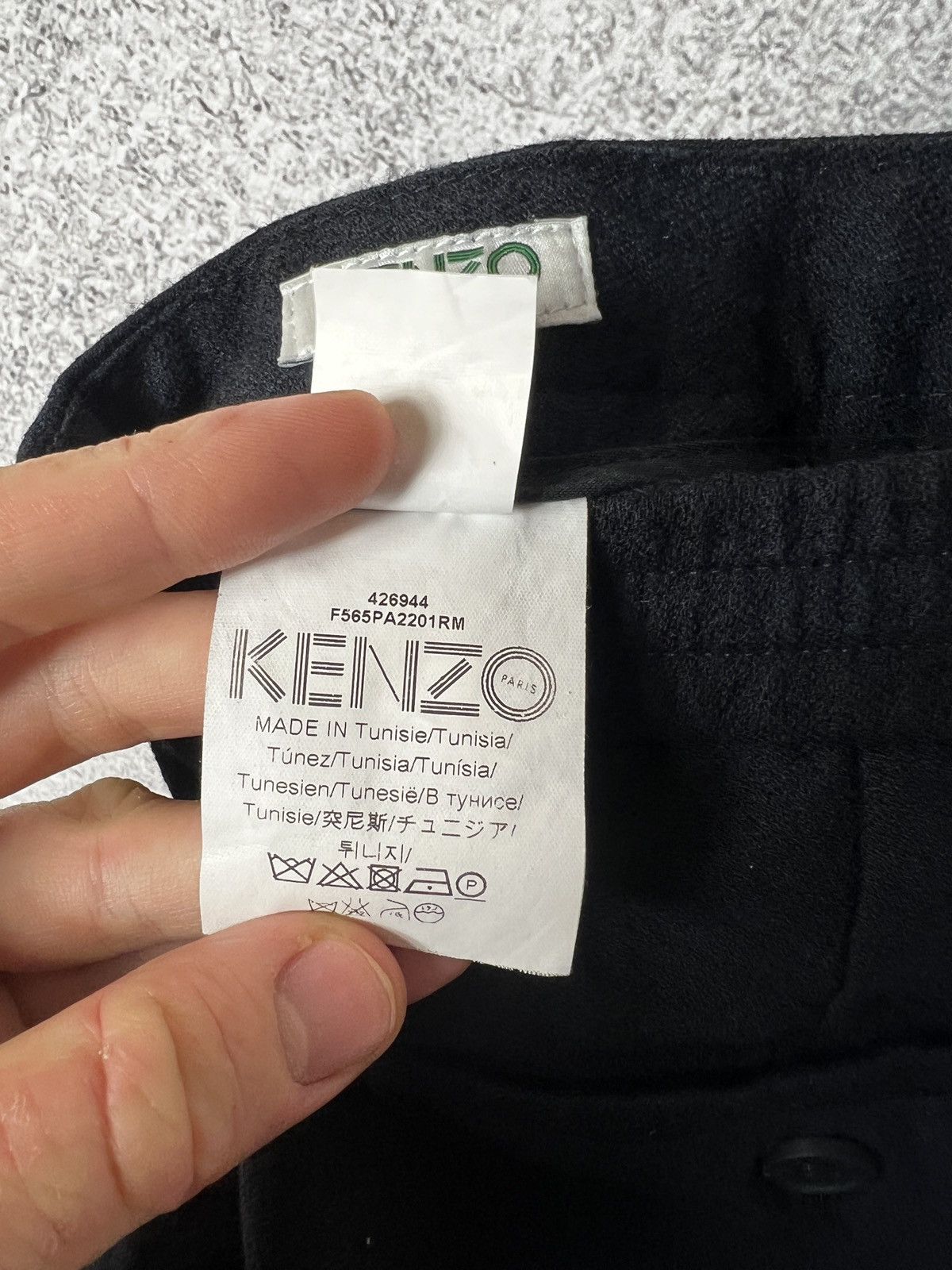 Kenzo Vintage KENZO Paris Check Wool Joggers Pants Size US 31 - 9 Thumbnail