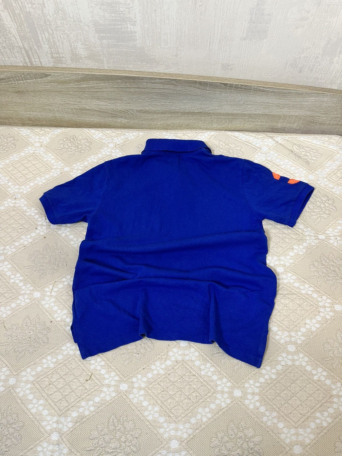 Ralph Lauren 🔥 Y2K Ralph Lauren Blue Big Logo Polo T Shirt Chief Keef Size US XS / EU 42 / 0 - 4 Thumbnail
