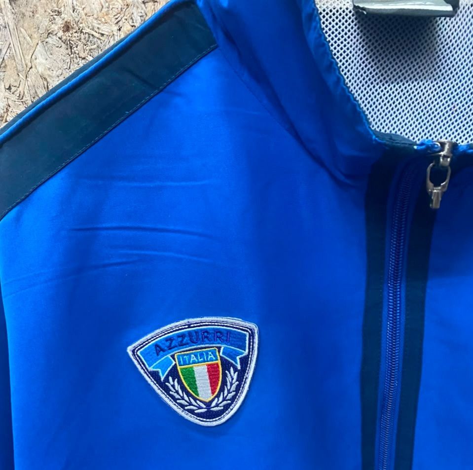 Diadora Vintage Diadora Italia Azzurri Light Jacket Size US XL / EU 56 / 4 - 3 Thumbnail