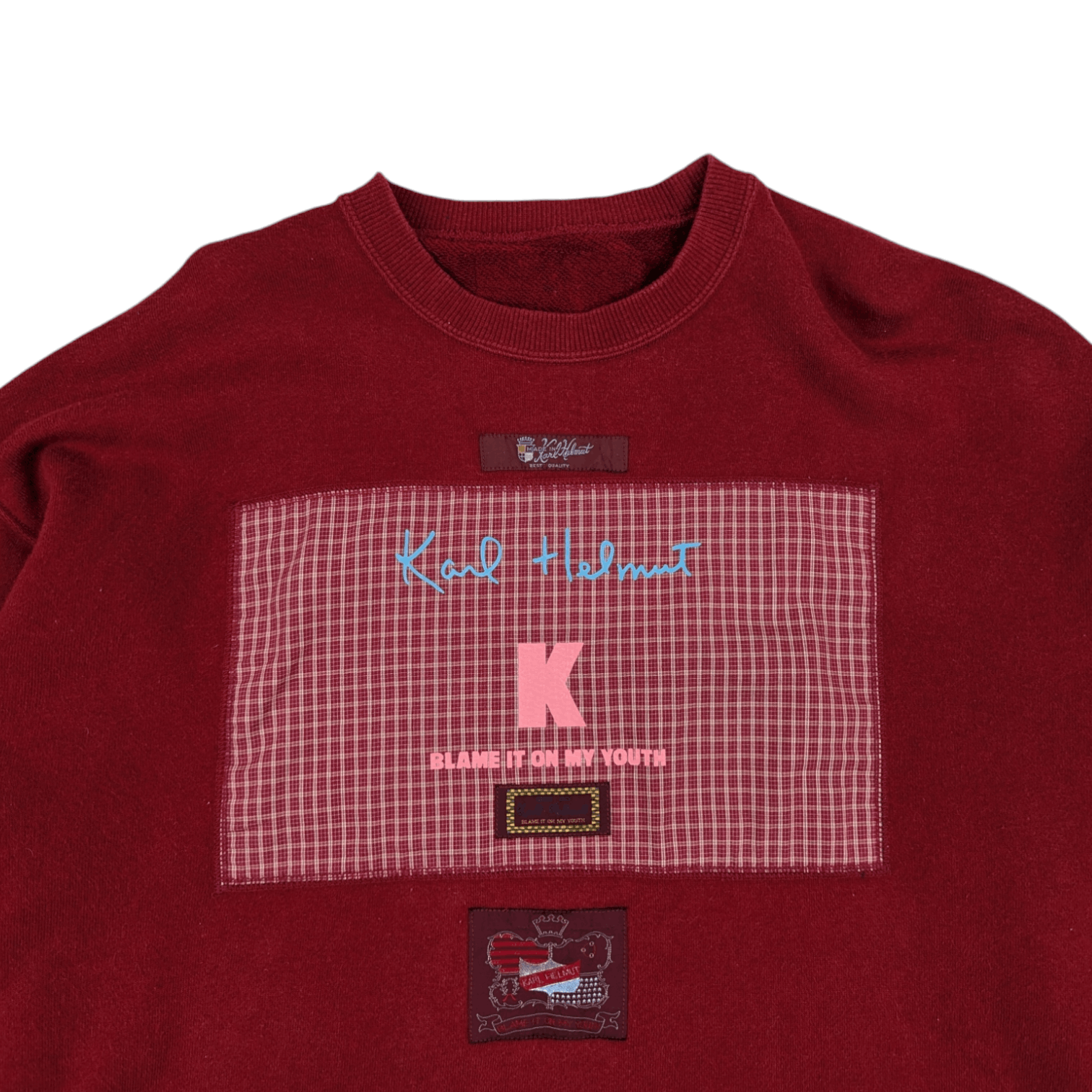 Japanese Brand KARL HELMUT Big Spell Out Logo Japan Jumper Sweatshirt Size US M / EU 48-50 / 2 - 4 Thumbnail