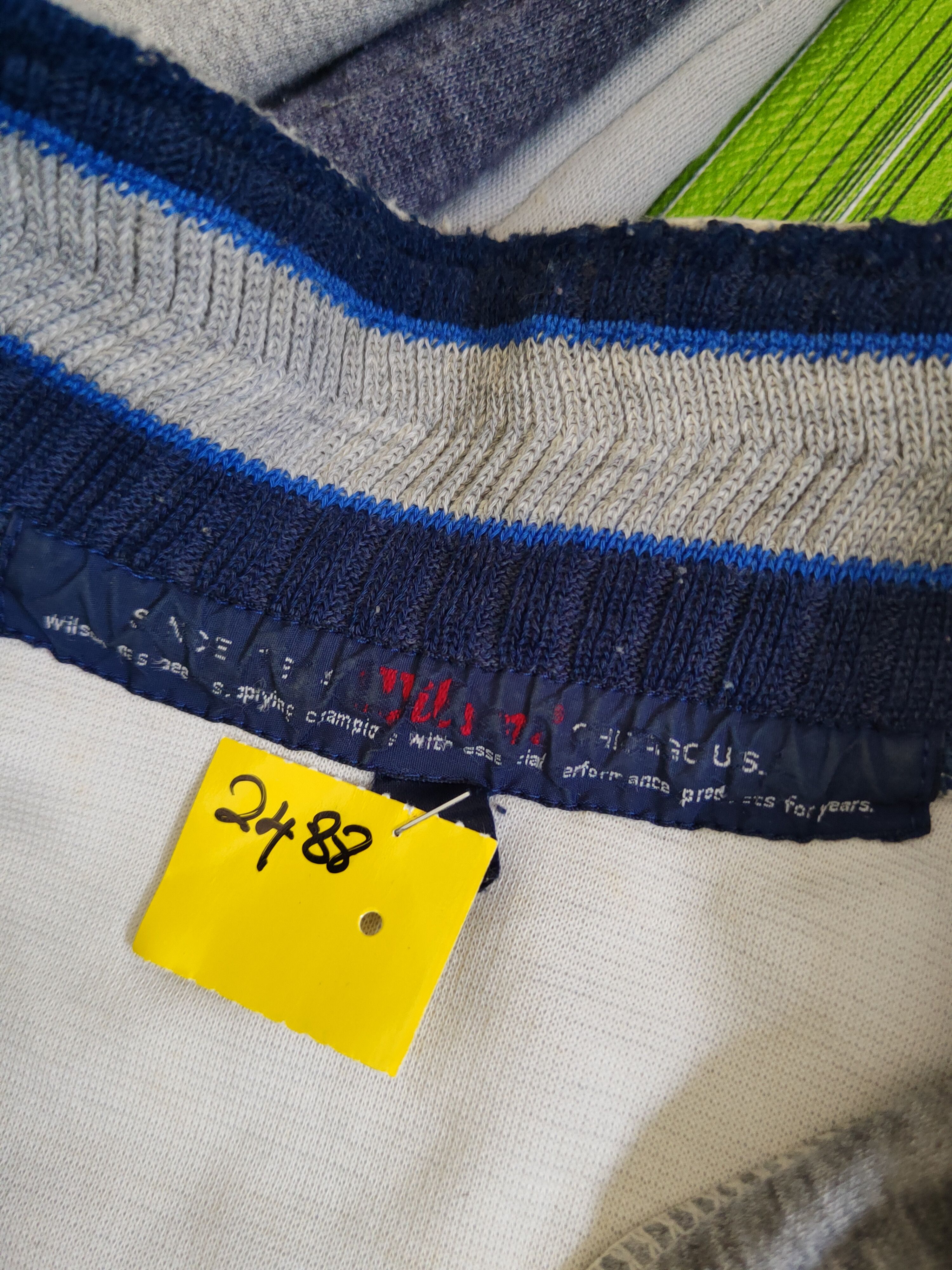 Vintage DL Wilson Gray Sweatshirts #2488 Size US L / EU 52-54 / 3 - 13 Thumbnail