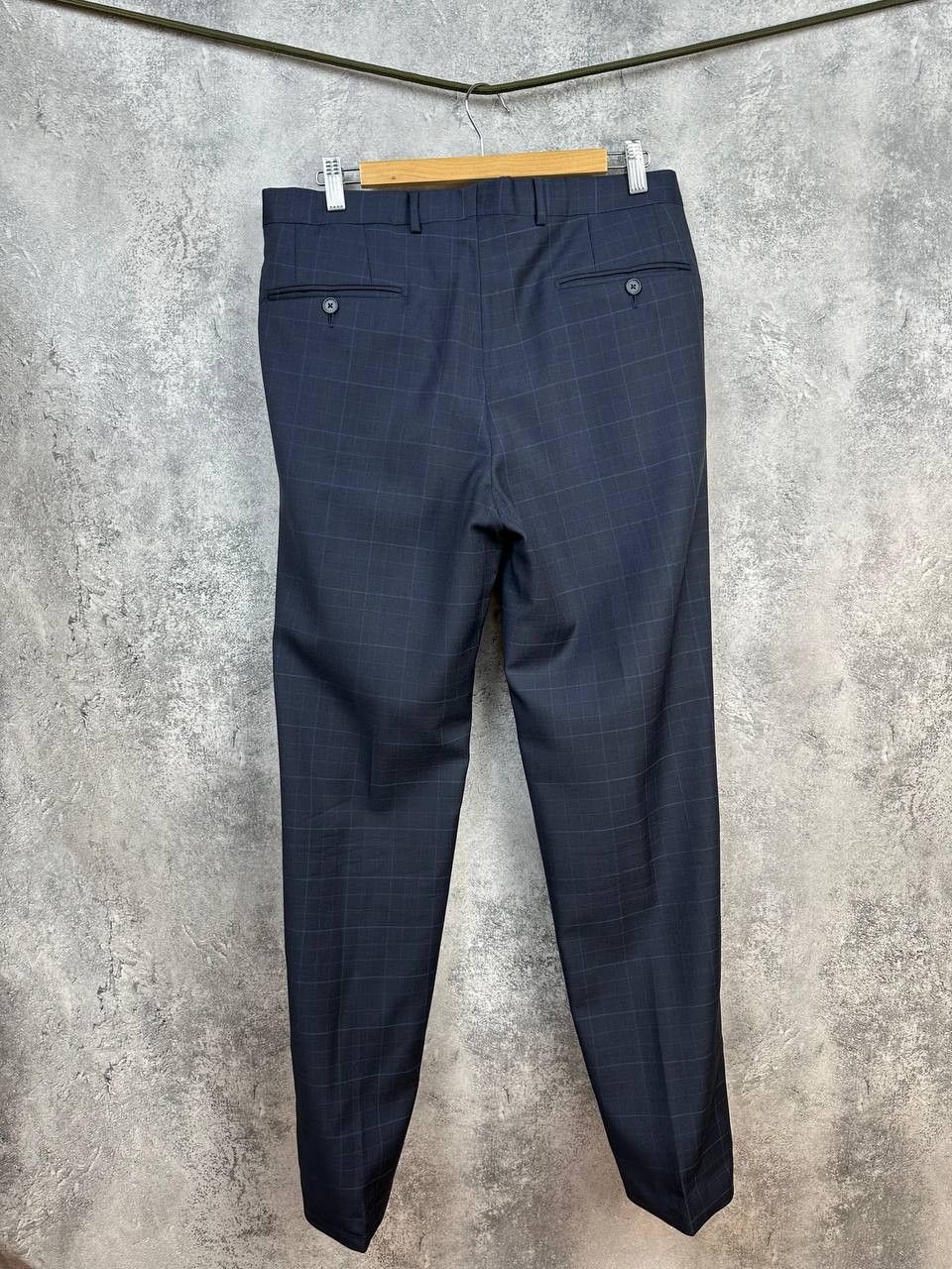 Ermenegildo Zegna RRP €2.500 Emenegildo Zegna "Mila" Abito Suit Wool Check Size 46R - 5 Thumbnail