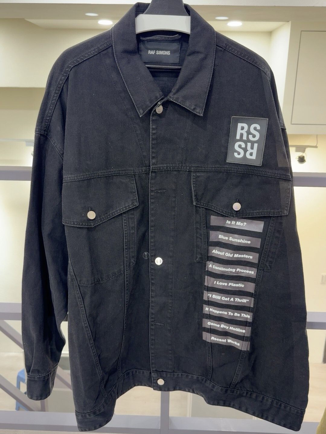 Raf Simons Raf Simons 19SS Figure Print Denim Jacket-2505 | Grailed