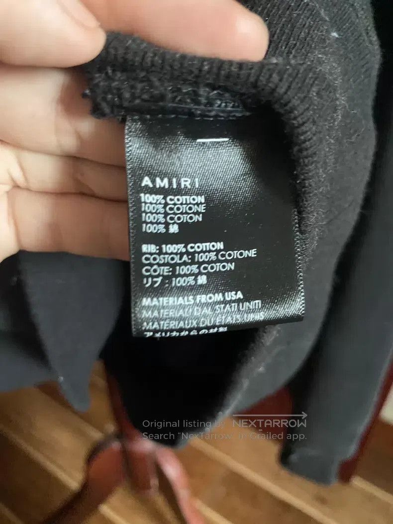 Amiri Amiri Black snake sequin embroidery no-hood sweatshirt Size US L / EU 52-54 / 3 - 3 Thumbnail