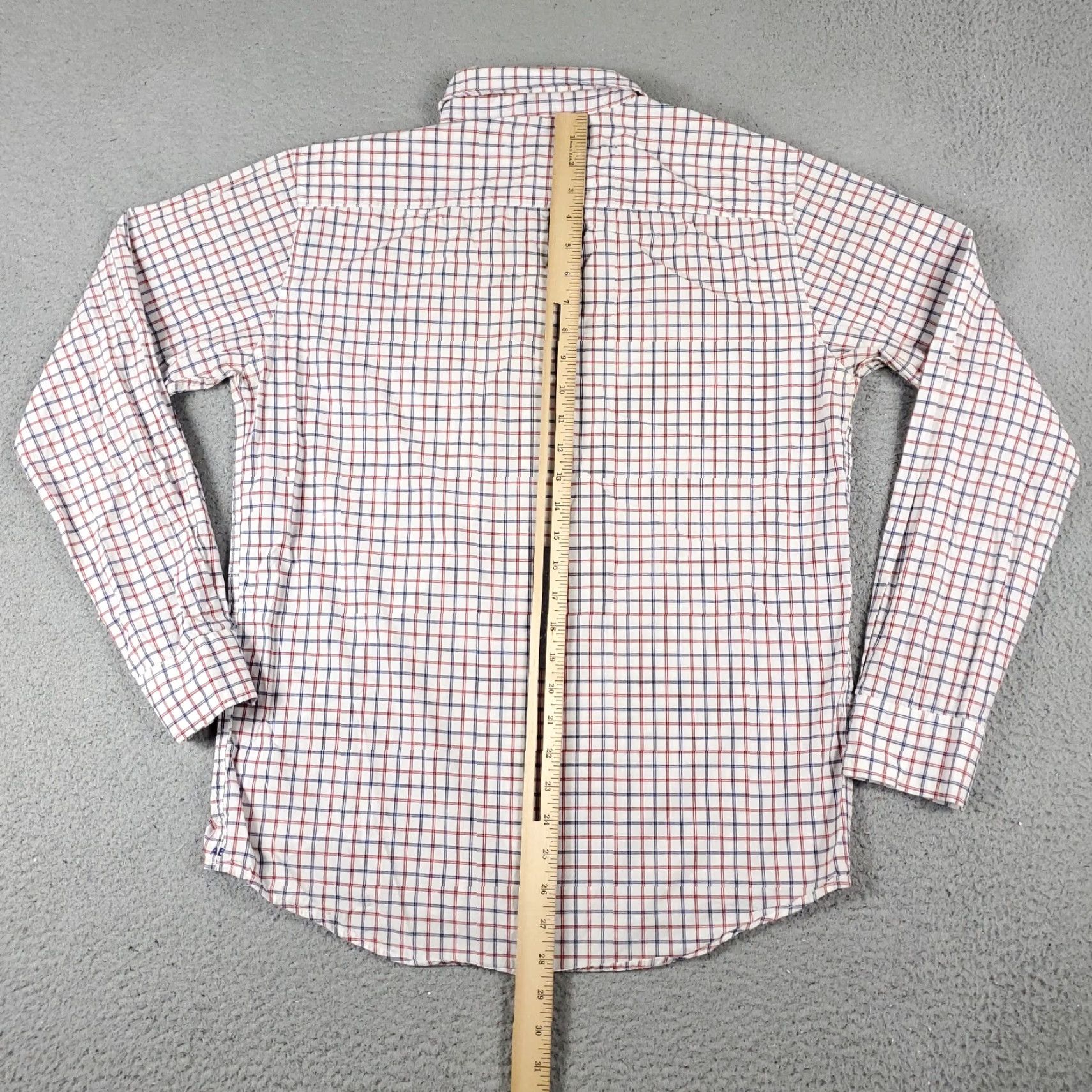 American Eagle Outfitters American Eagle Outfitters Button-Up Shirt Mens Small Blue Red White Check Long Sleeve Casual Preppy Size US S / EU 44-46 / 1 - 6 Thumbnail