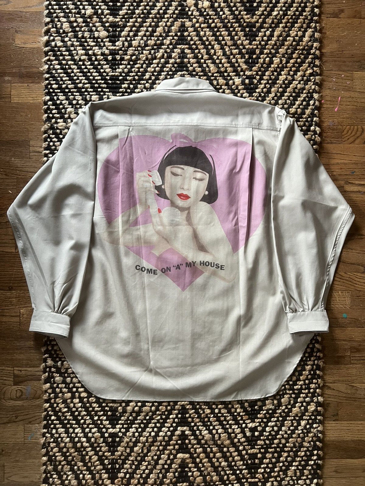 Yohji Yamamoto Pour Homme AW91 Graphic Button Up
