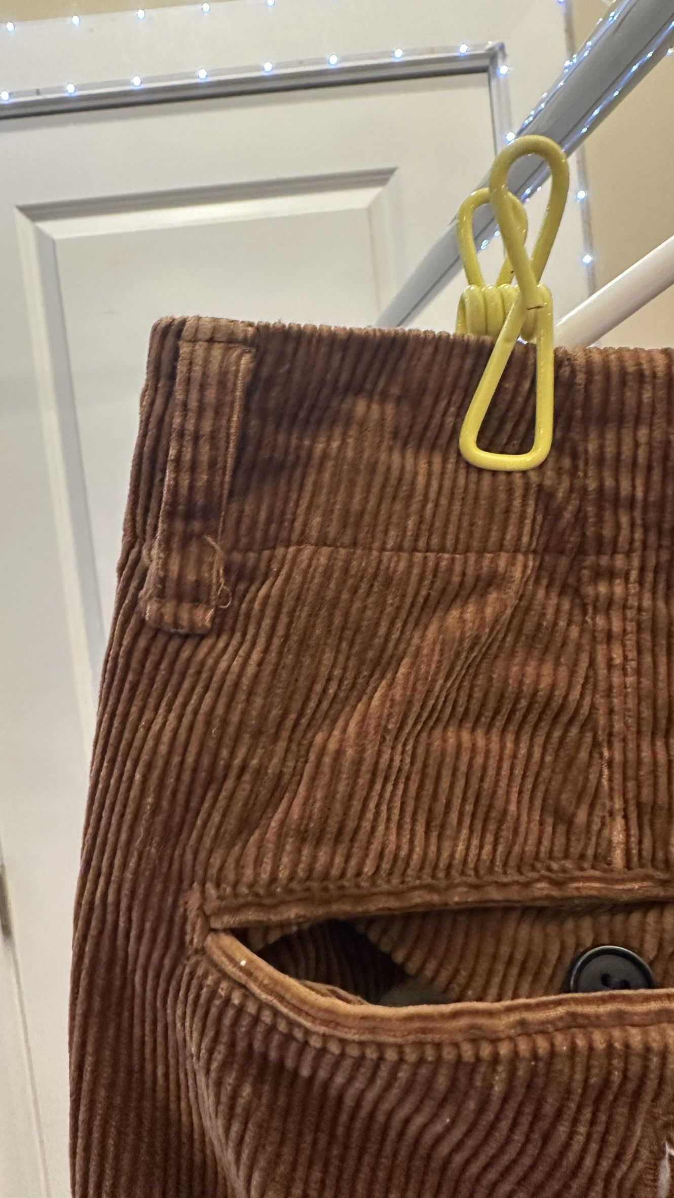 STILL BY HAND Still by Hand Corduroy Wide Pant khaki / tan / brown Size US 30 / EU 46 - 12 Thumbnail