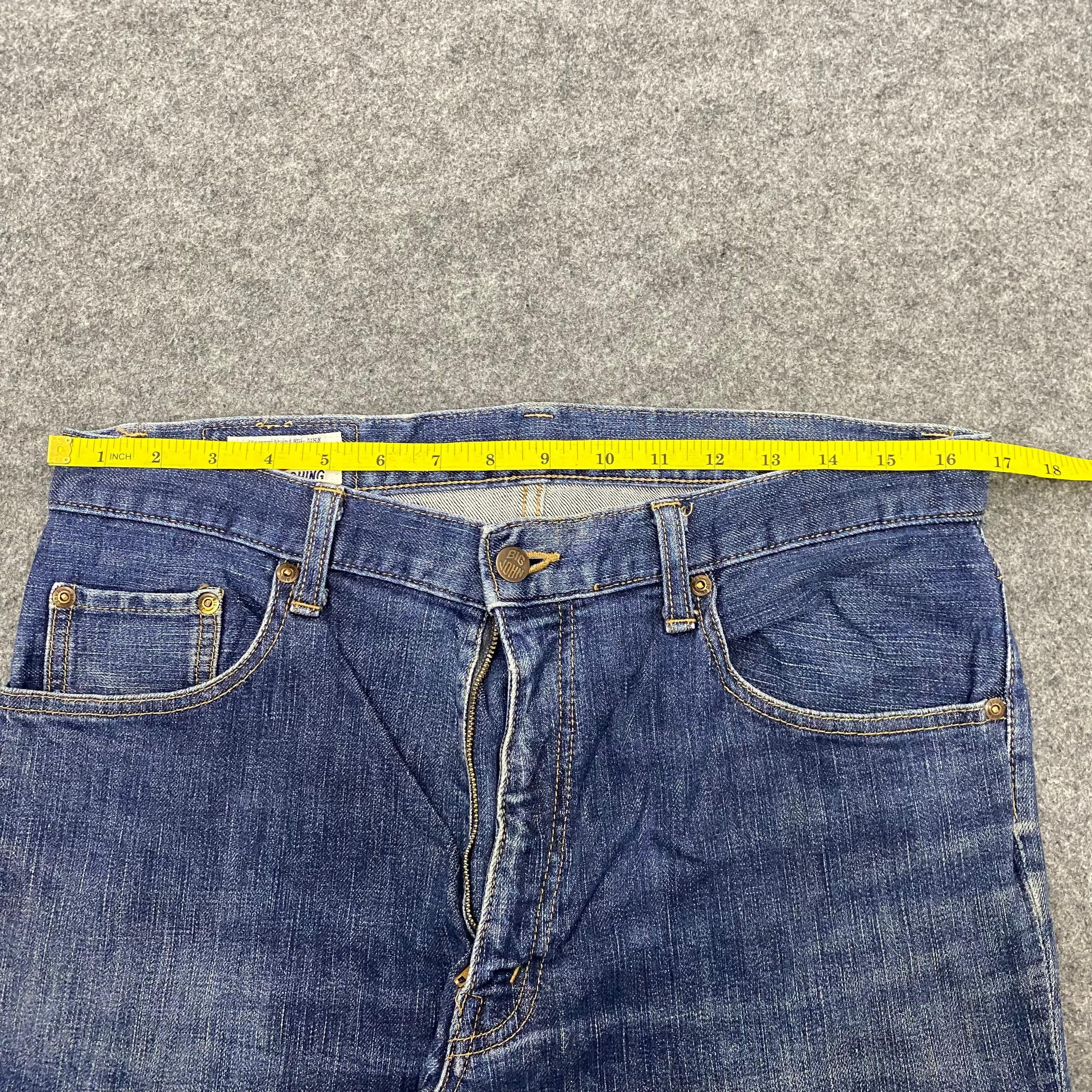Big John 💥Best Offer💥Vintage Big John Distressed Denim Size US 33 - 4 Thumbnail
