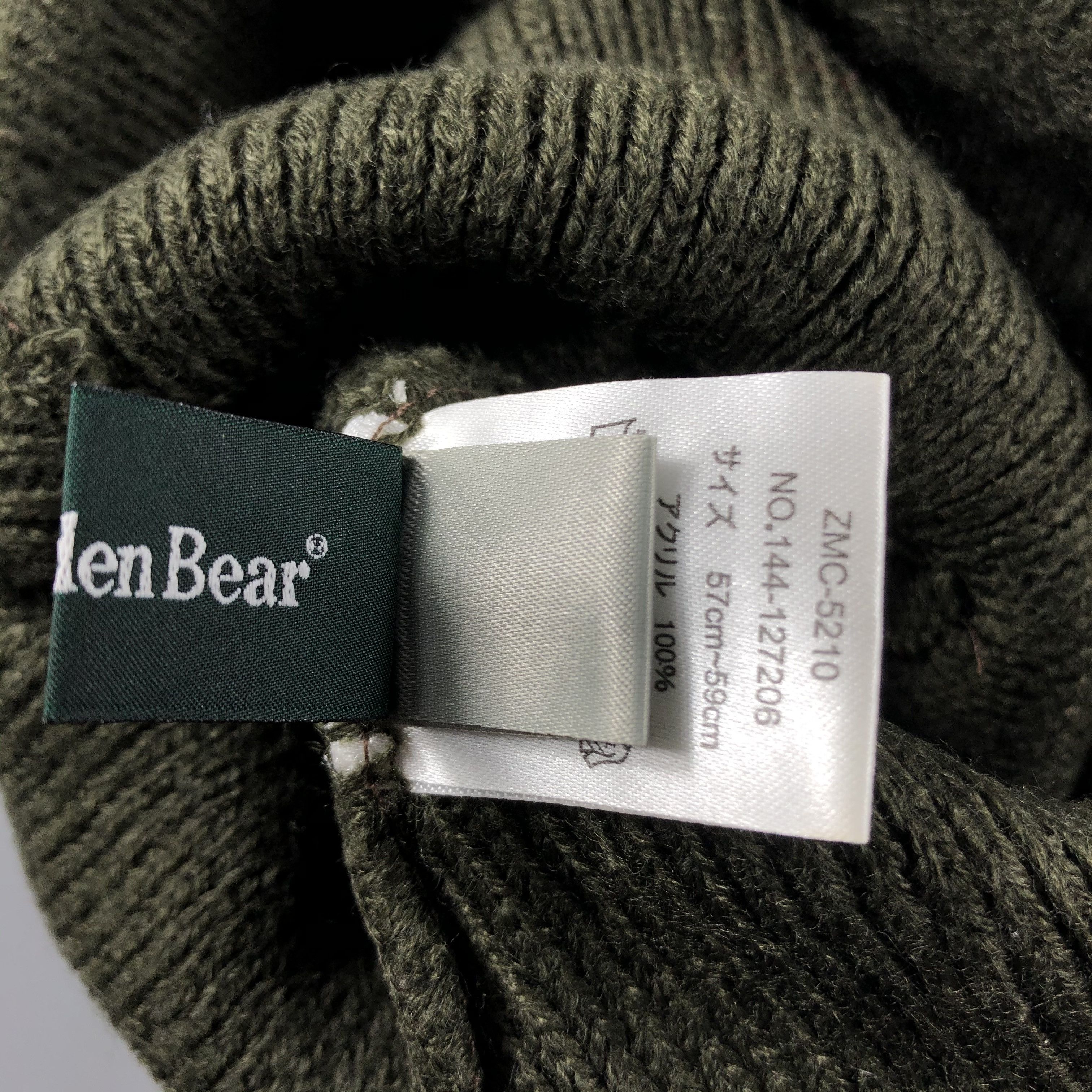 Golden Bear × Vintage Golden Bear Beanie Snow Hat Snow Cap -D763 Size ONE SIZE - 6 Thumbnail