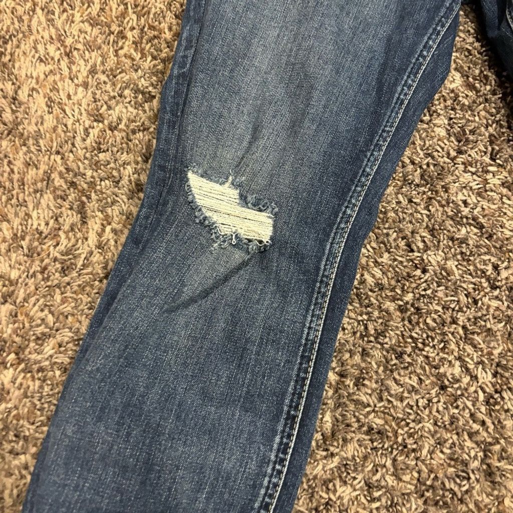 Silver Jeans Co. Silver Jeans Dark Blue Skinny Crop Jeans Size 28" / US 6 / IT 42 - 5 Thumbnail