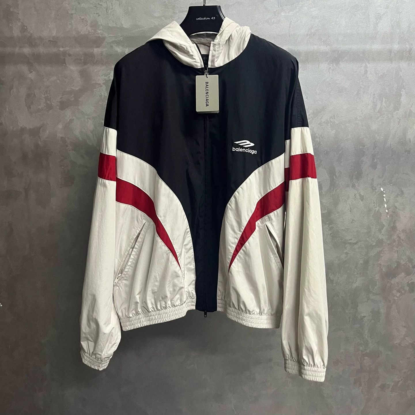Balenciaga Balenciaga Multi-Color Logo Hooded Jacket Size US L / EU 52-54 / 3 - 1 Thumbnail