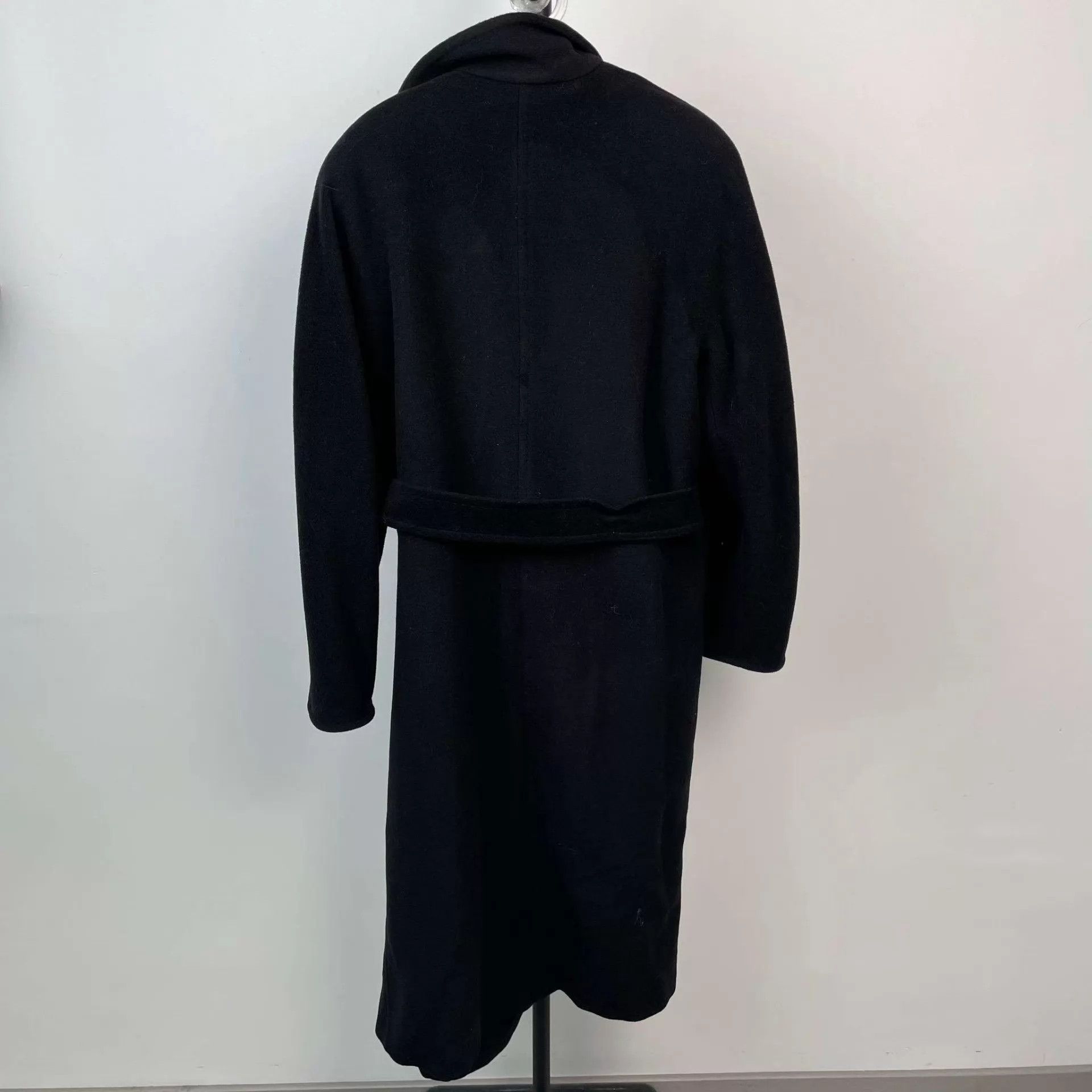 Max Mara MaxMara Wool Coat Black 160/84 Size S / US 4 / IT 40 - 2 Thumbnail