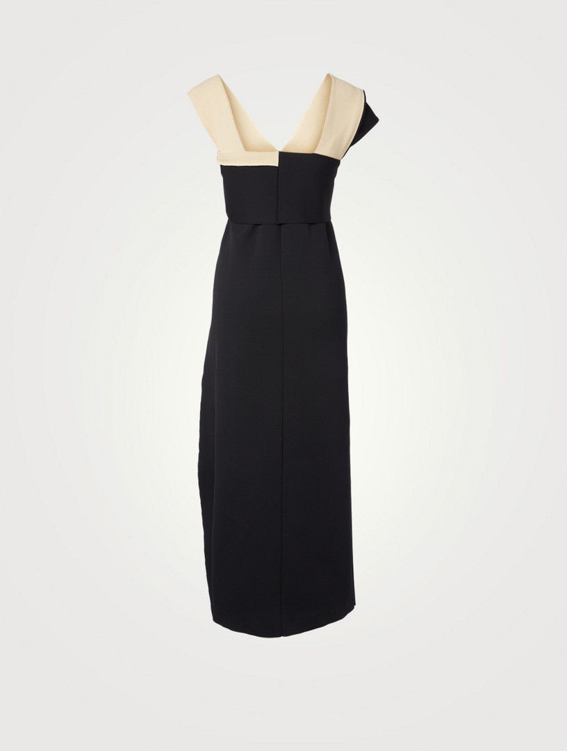Jil Sander o1y0925 Midi Dress in Multicolor Size XS / US 0-2 / IT 36-38 - 2 Thumbnail