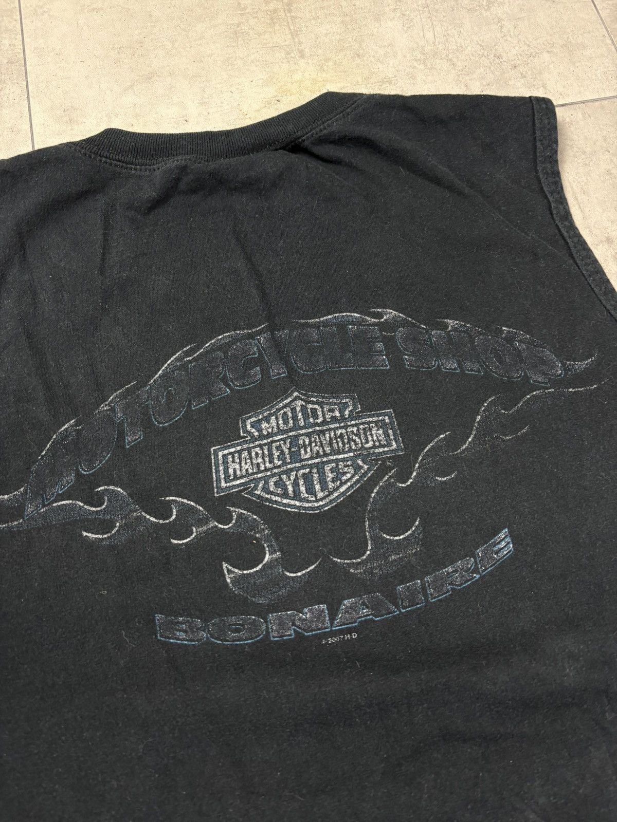 Harley Davidson VNTG Harley-Davidson Eagle Graphic Sleeveless T-Shirt Black Size US L / EU 52-54 / 3 - 4 Thumbnail