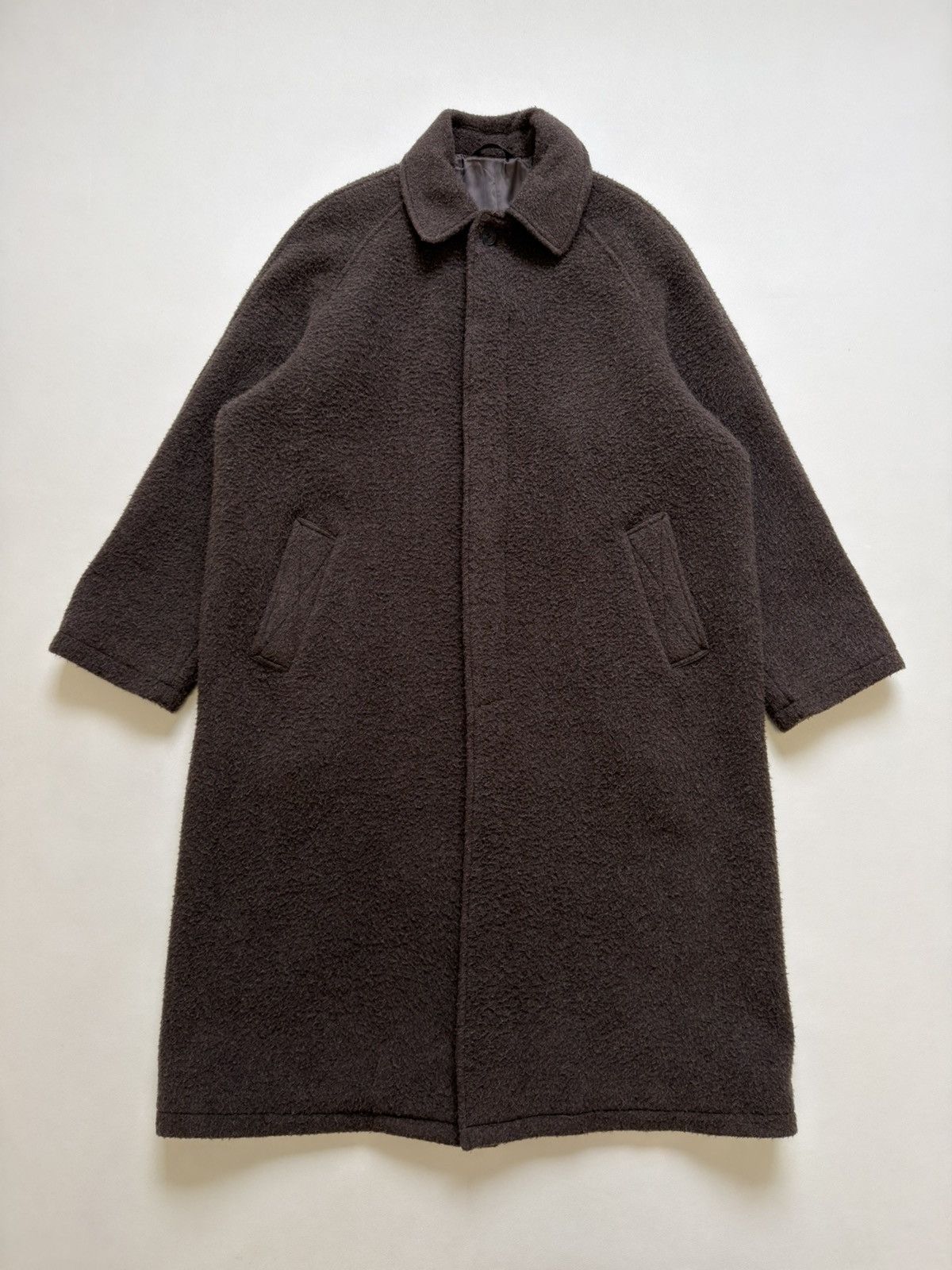 Mfpen Brushed Brown Wool Boxy Over Coat Size US M / EU 48-50 / 2 - 16 Thumbnail