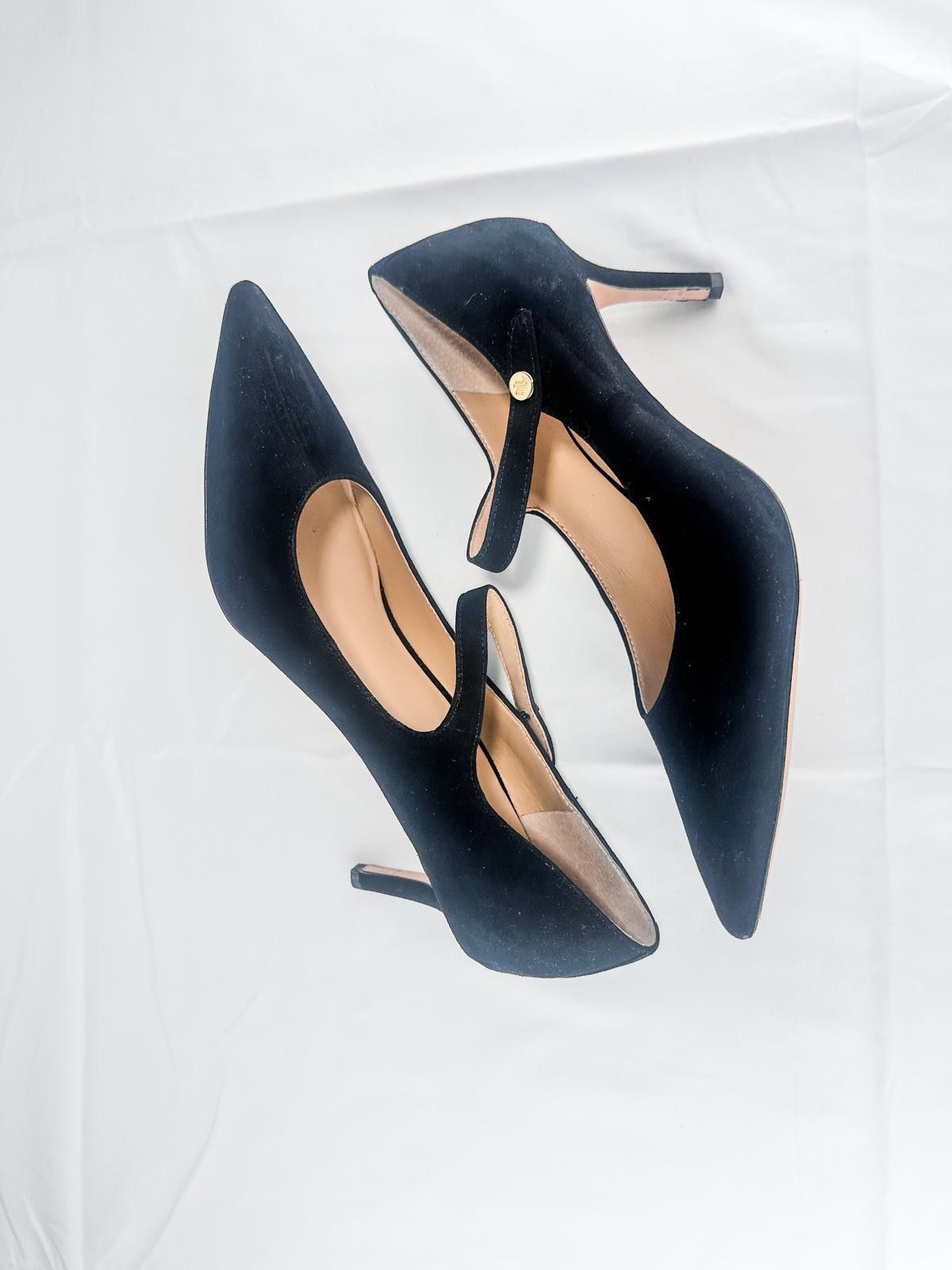 Polo Ralph Lauren Lanette Suede Mary Jane Pump Black EU 42 Size US 10 / IT 40 - 5 Thumbnail