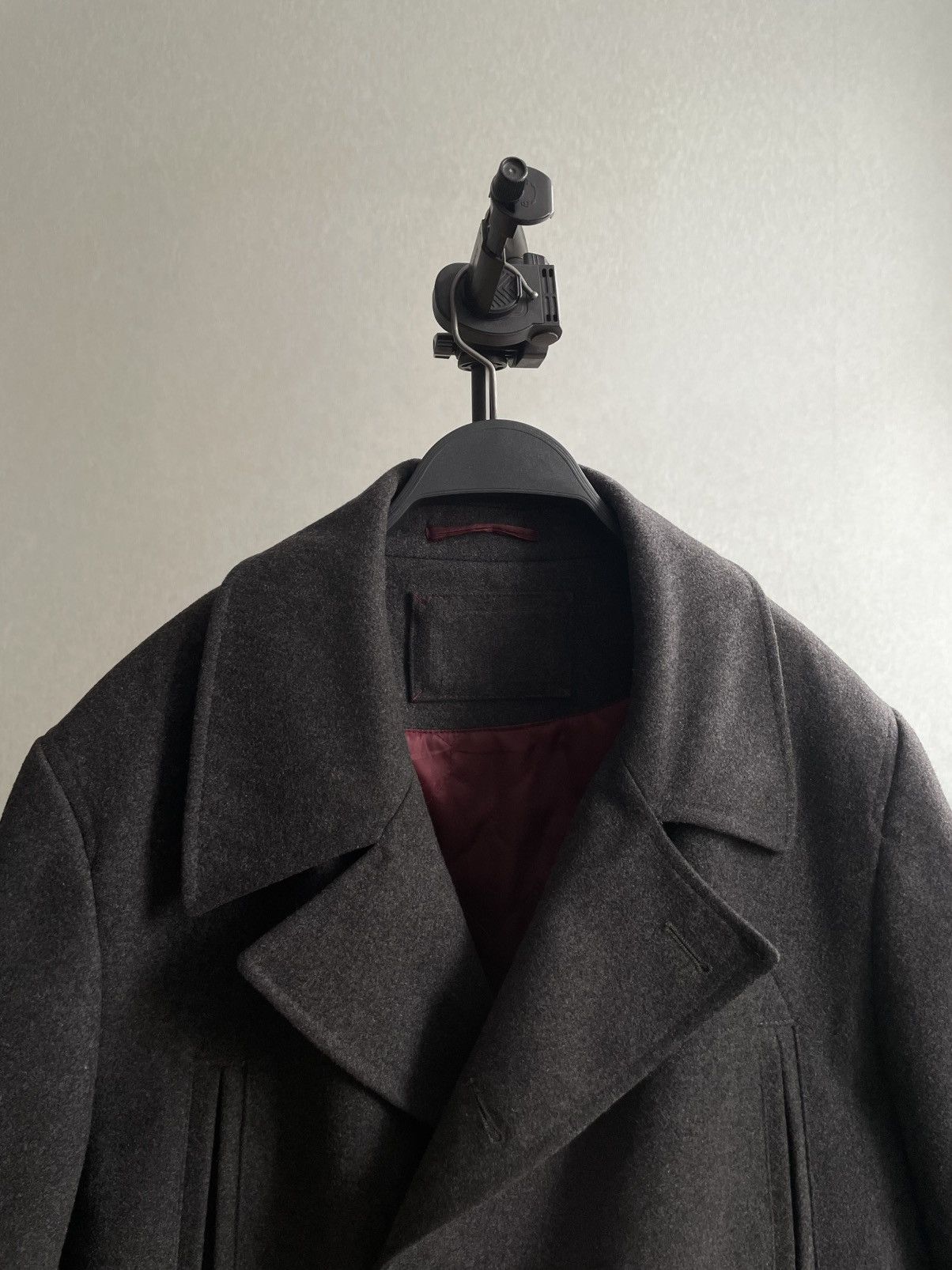 Vintage A Woolen Cold Gray 1/2 Coat Heavyweight Jacket Size US L / EU 52-54 / 3 - 10 Thumbnail