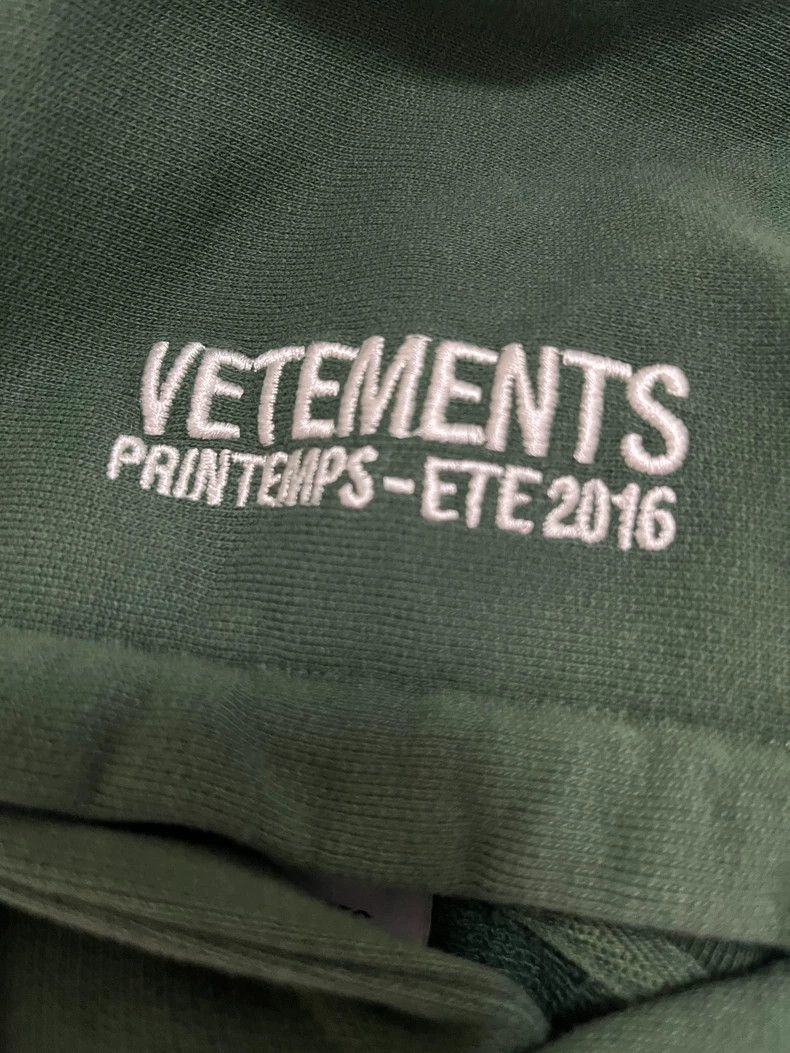 Vetements Vetements 16ss OG Showpiece Hoodie Robe Size XS / US 0-2 / IT 36-38 - 3 Thumbnail