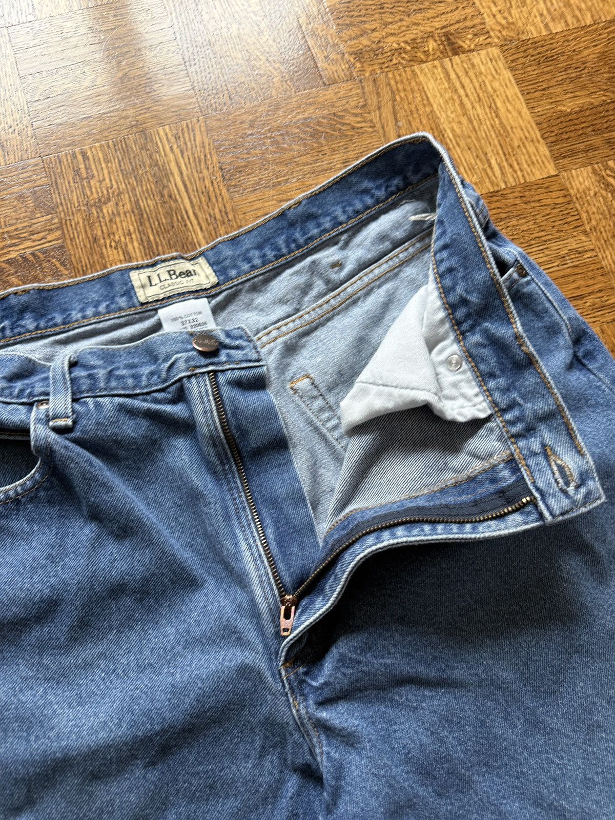 L.L. Bean Vintage L.L. Bean Classic Fit Denim Jeans Size US 37 - 5 Thumbnail